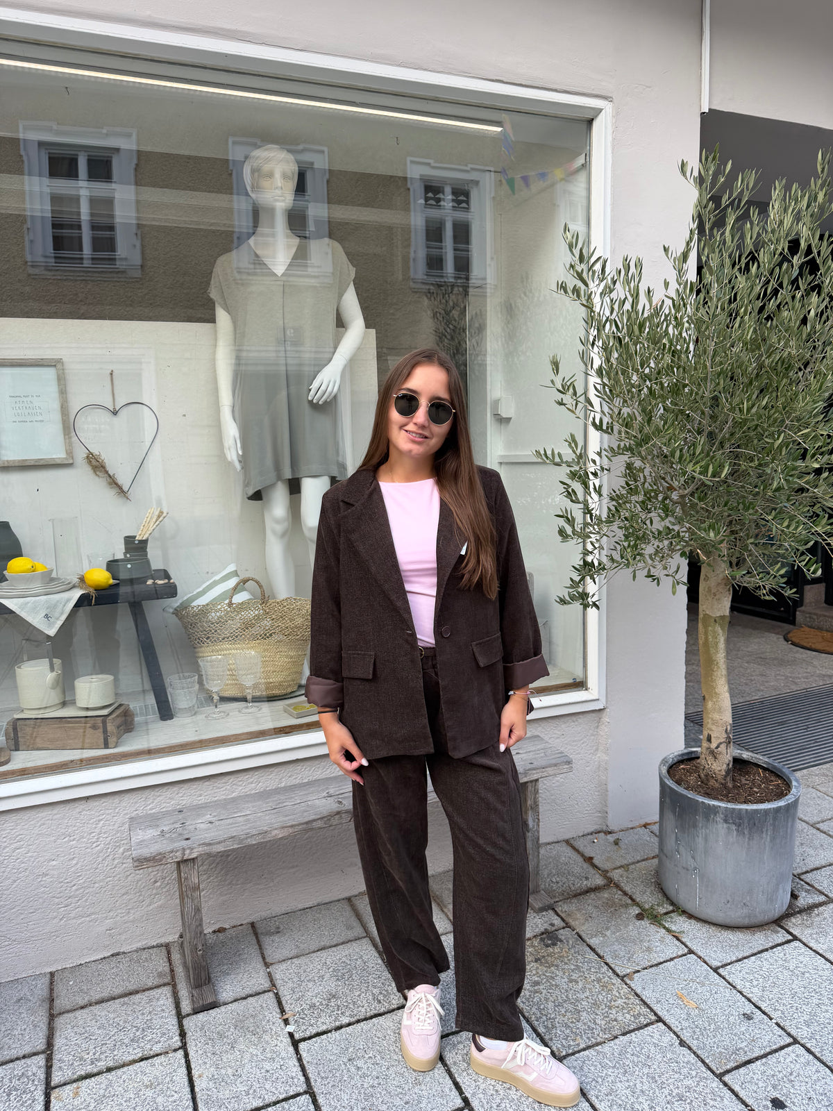 Hosenanzug "Autumn" Schokobraun