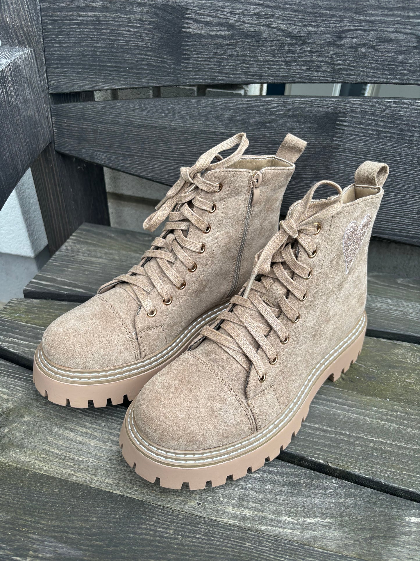 Boots „Herzi“ Taupe