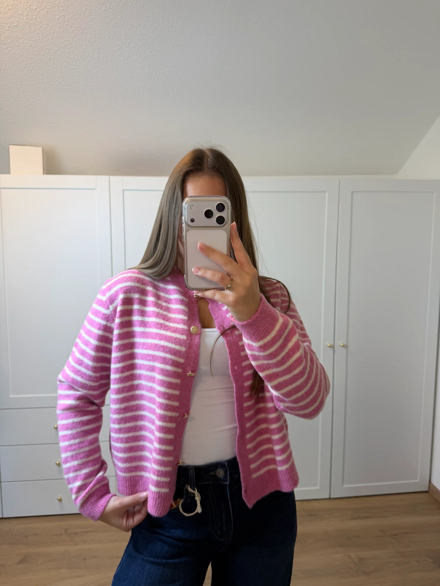 Cardigan "Marine Chic" Rosa