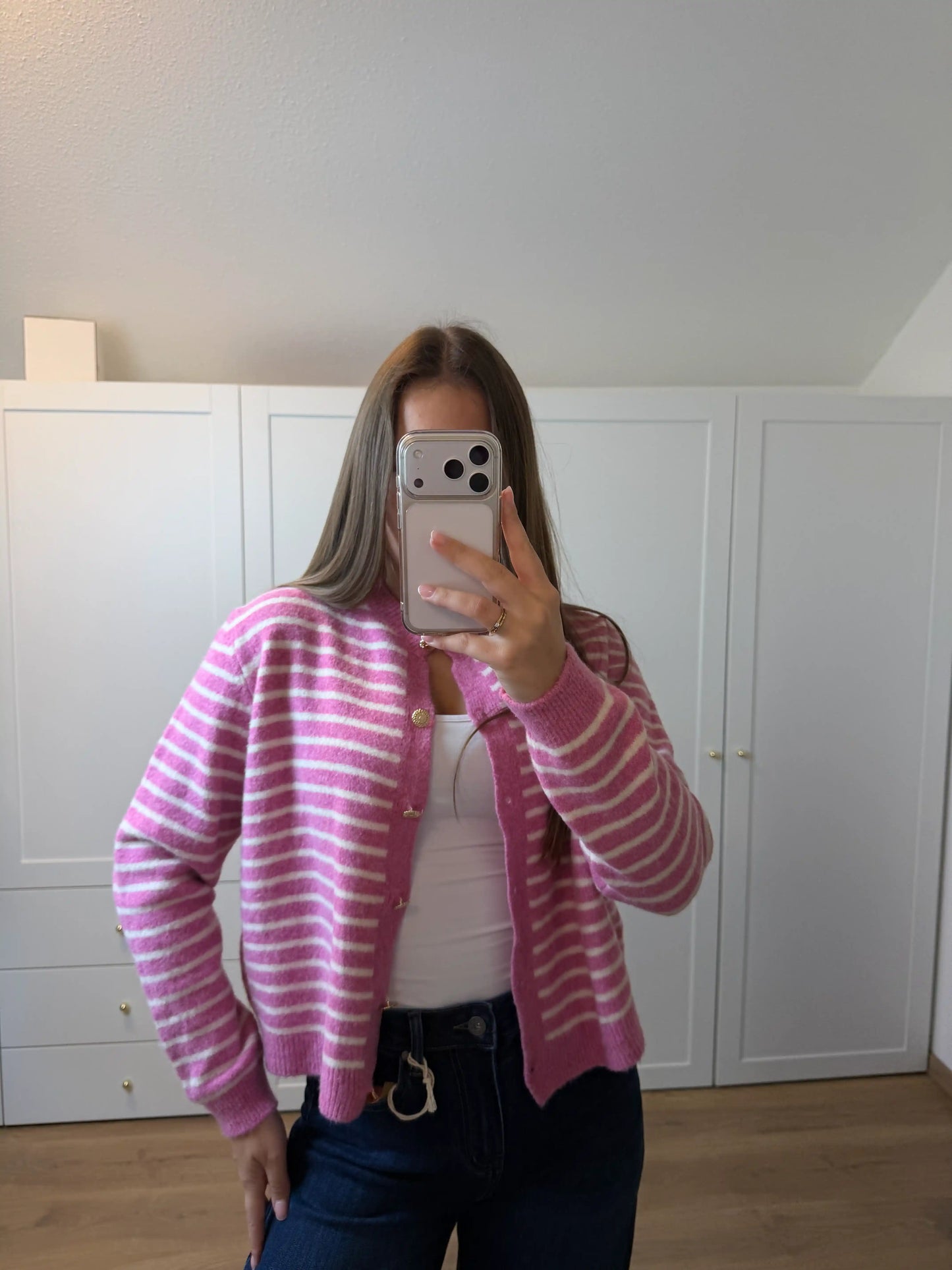 Cardigan "Marine Chic" Rosa