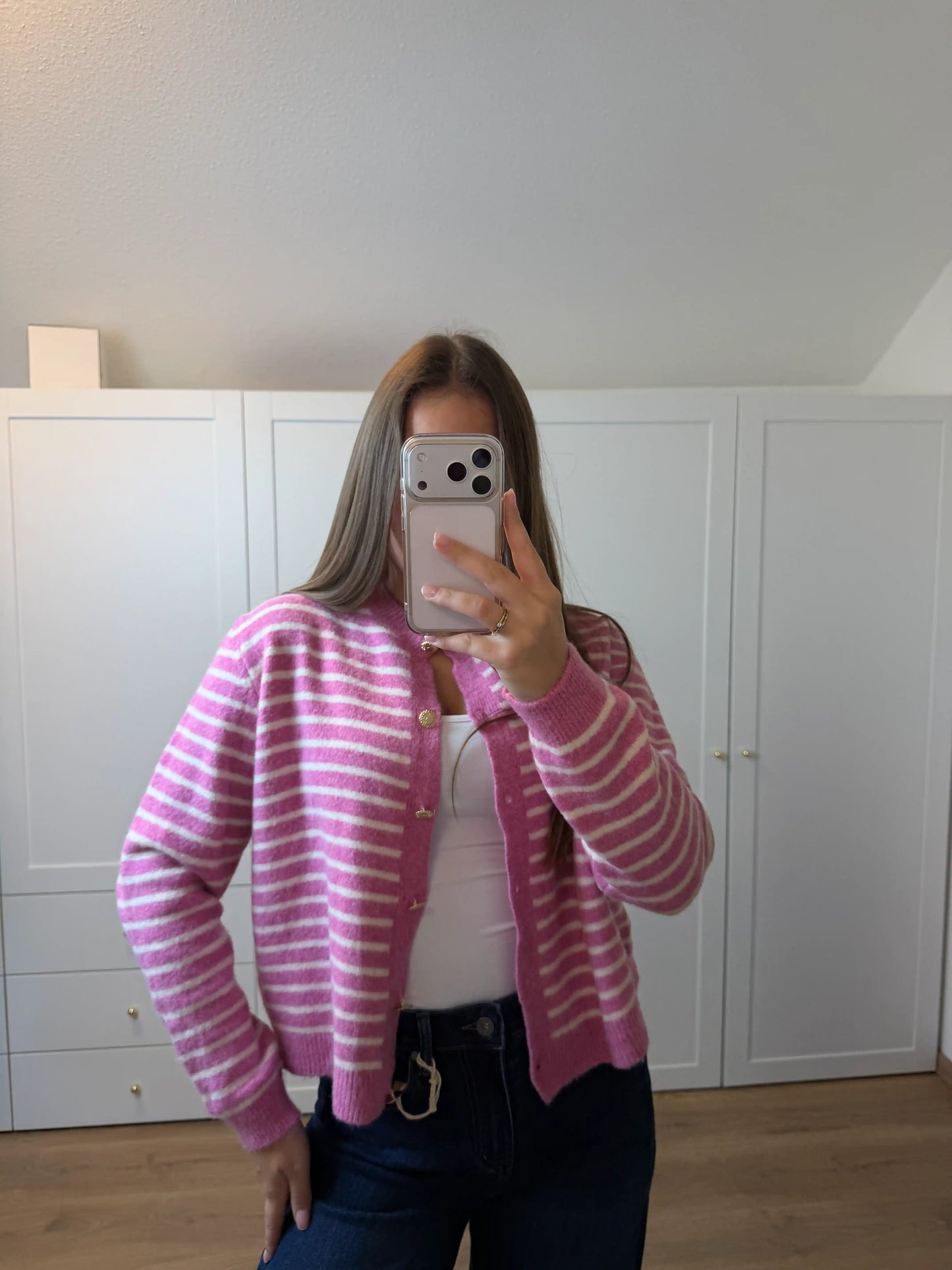 Cardigan "Marine Chic" Rosa