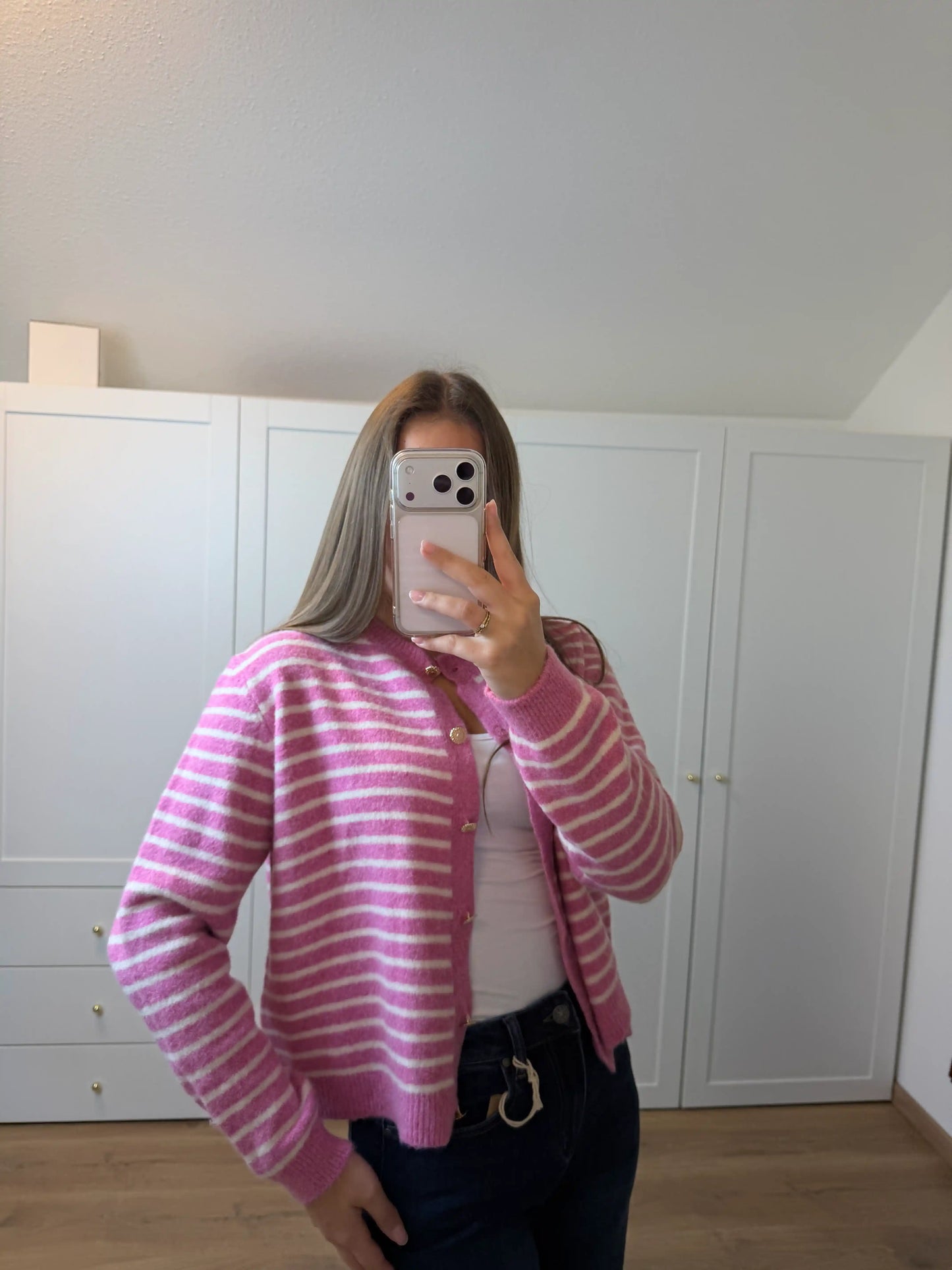 Cardigan "Marine Chic" Rosa