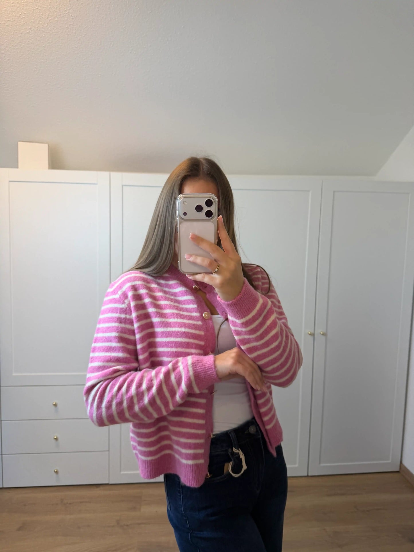 Cardigan "Marine Chic" Rosa