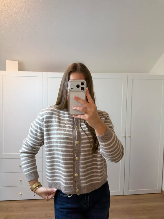 Cardigan "Marine Chic" Taupe