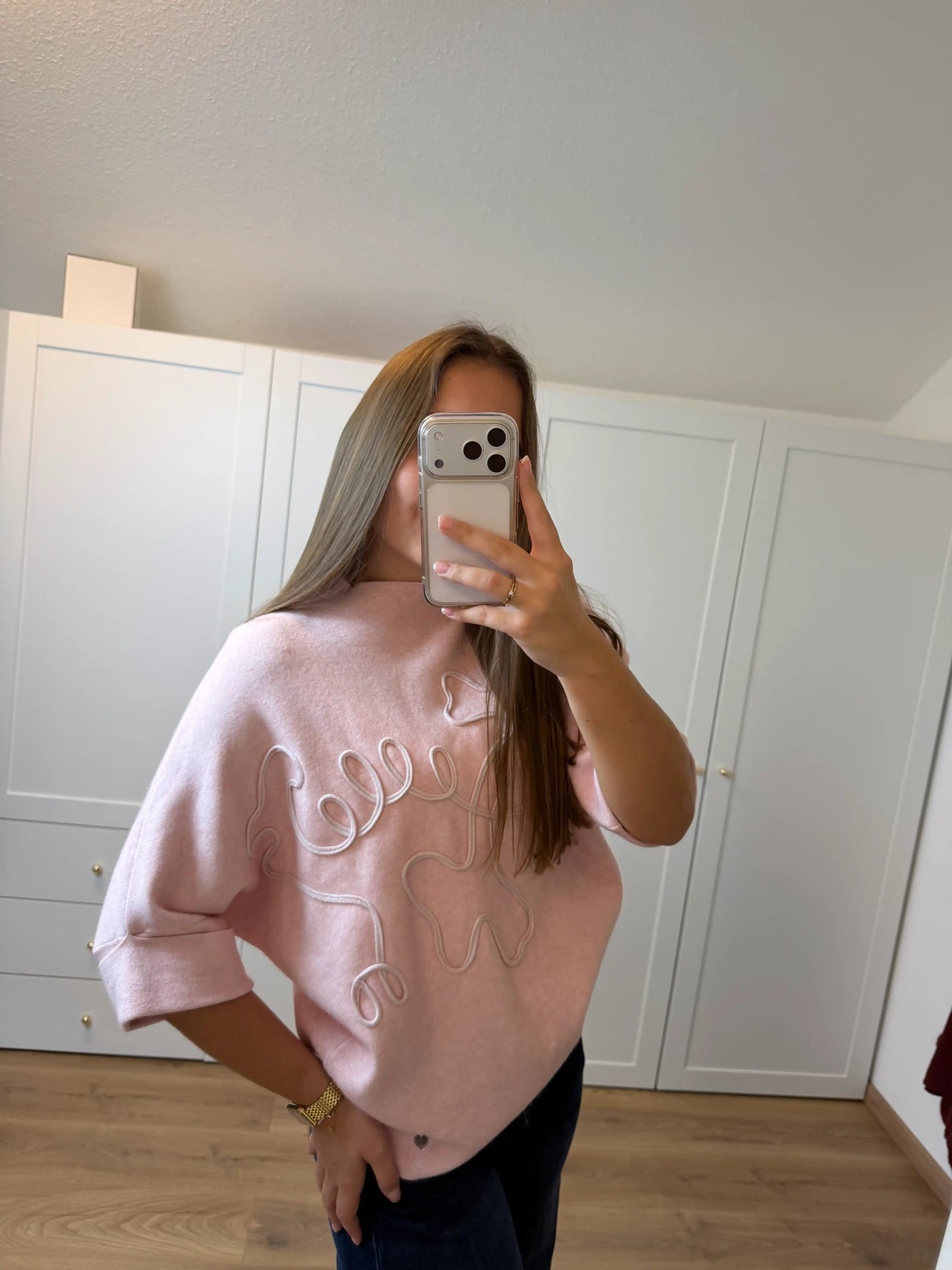 Pullover "Lines" Rosa