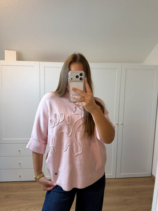 Pullover "Lines" Rosa