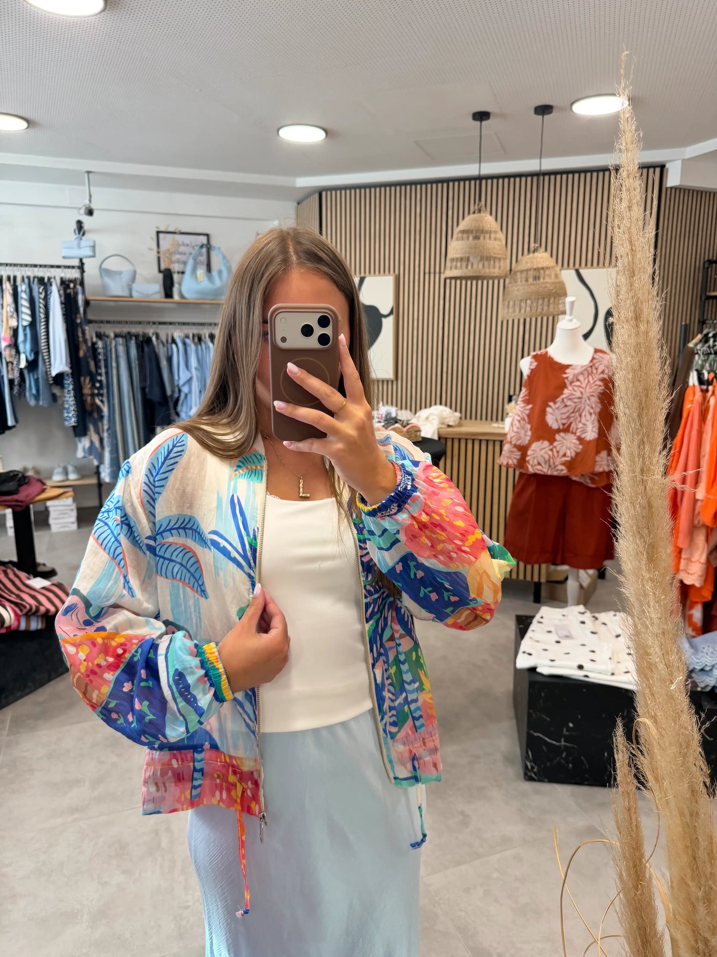 Blouson-Jacke "Palms" I