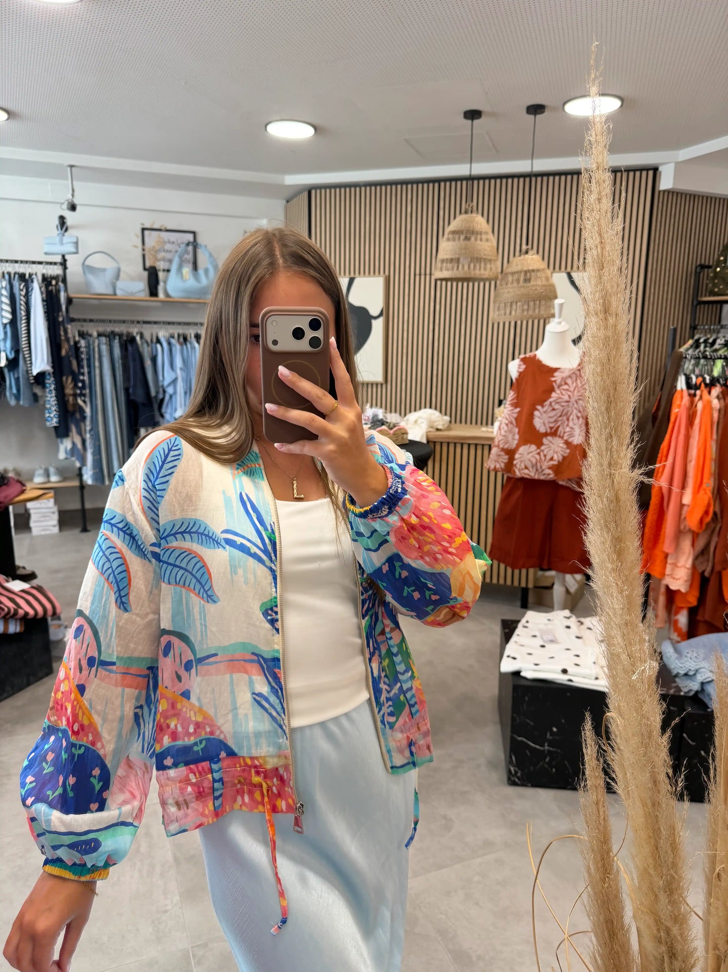 Blouson-Jacke "Palms" I