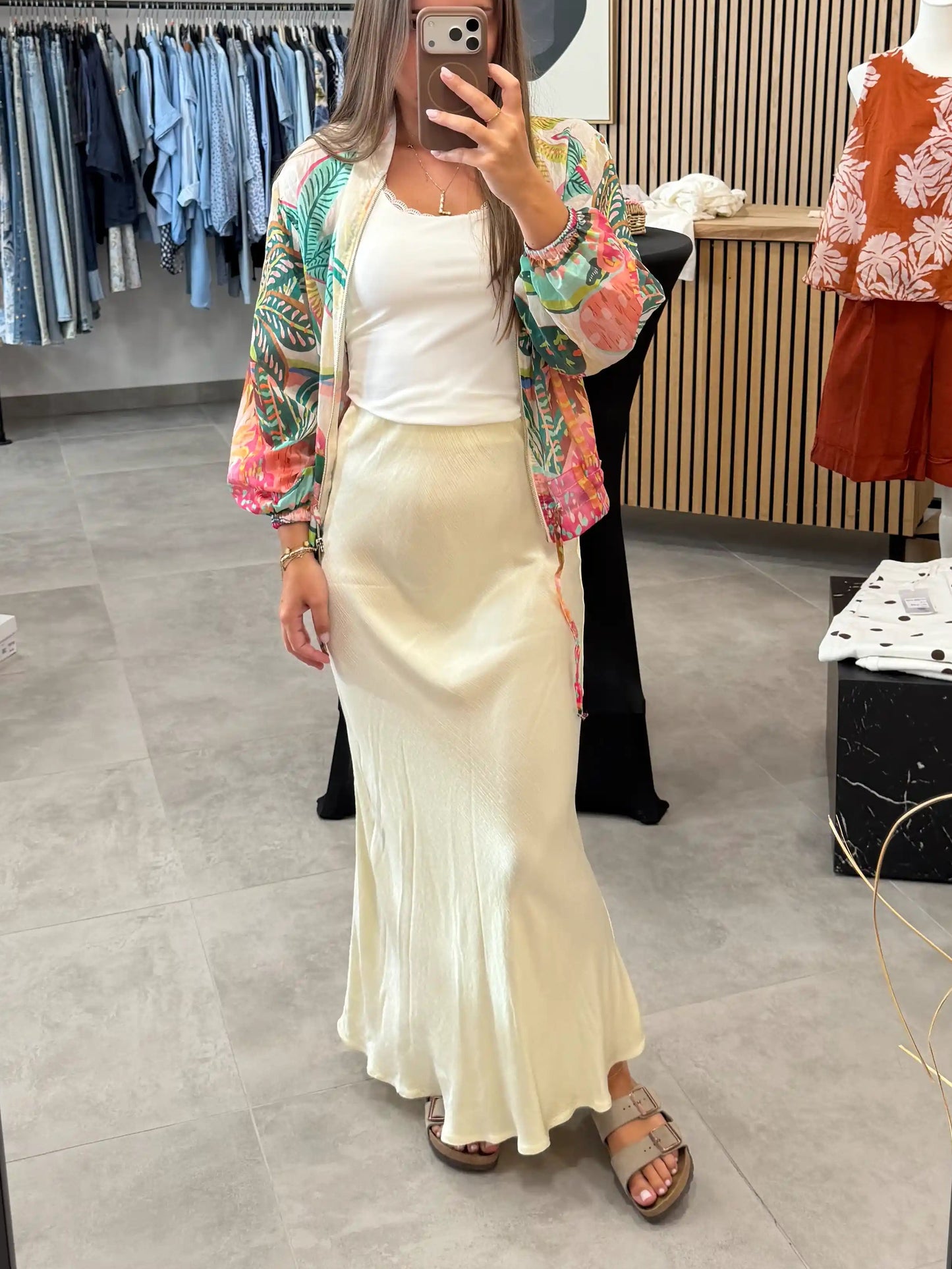 Rock "Satinknit" Beige
