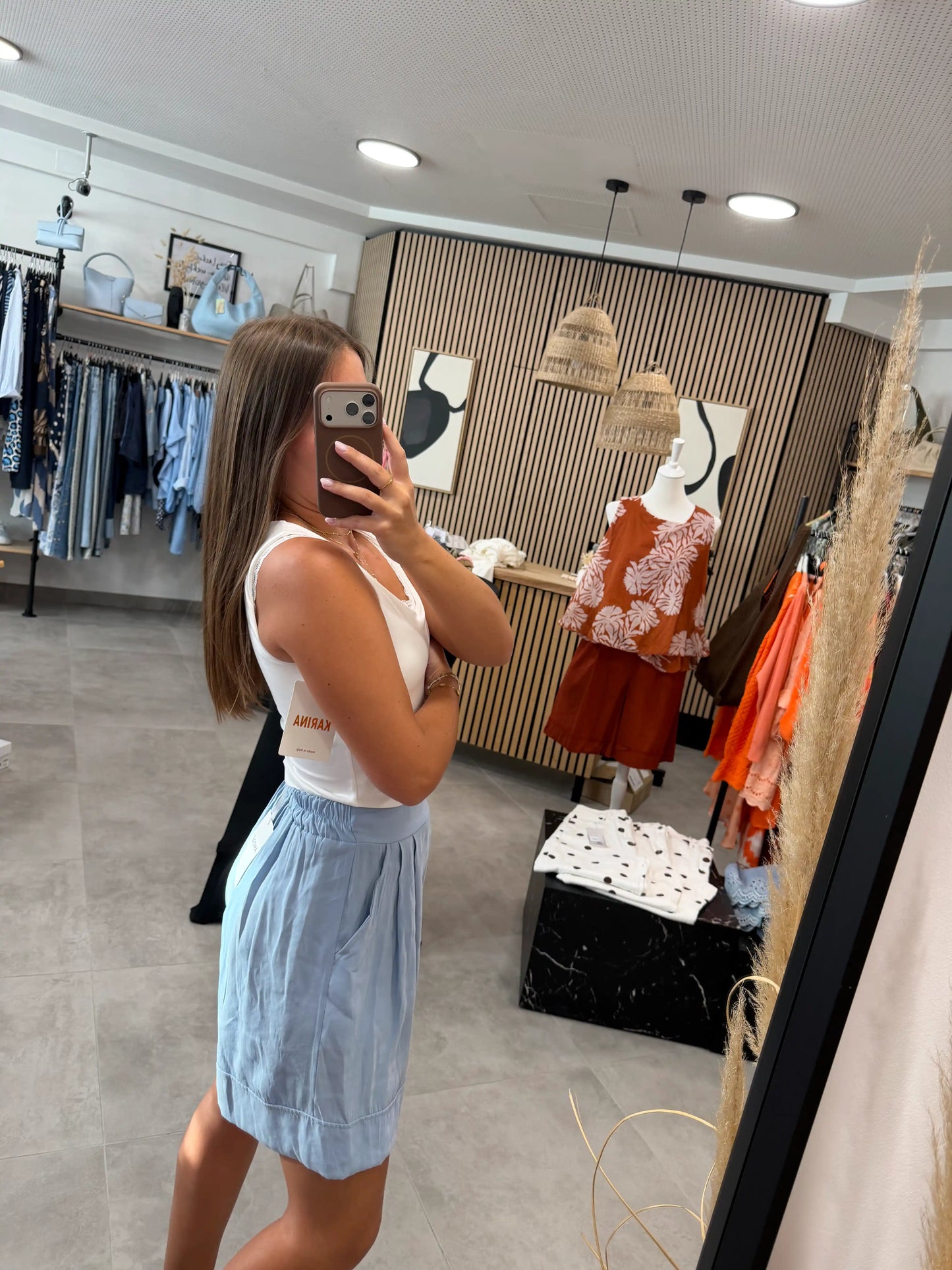 Shorts "Olivia" Hellblau
