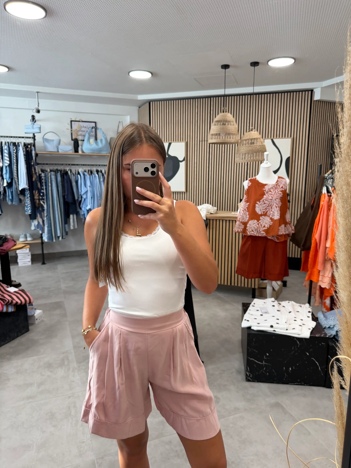 Shorts "Olivia" Rosa