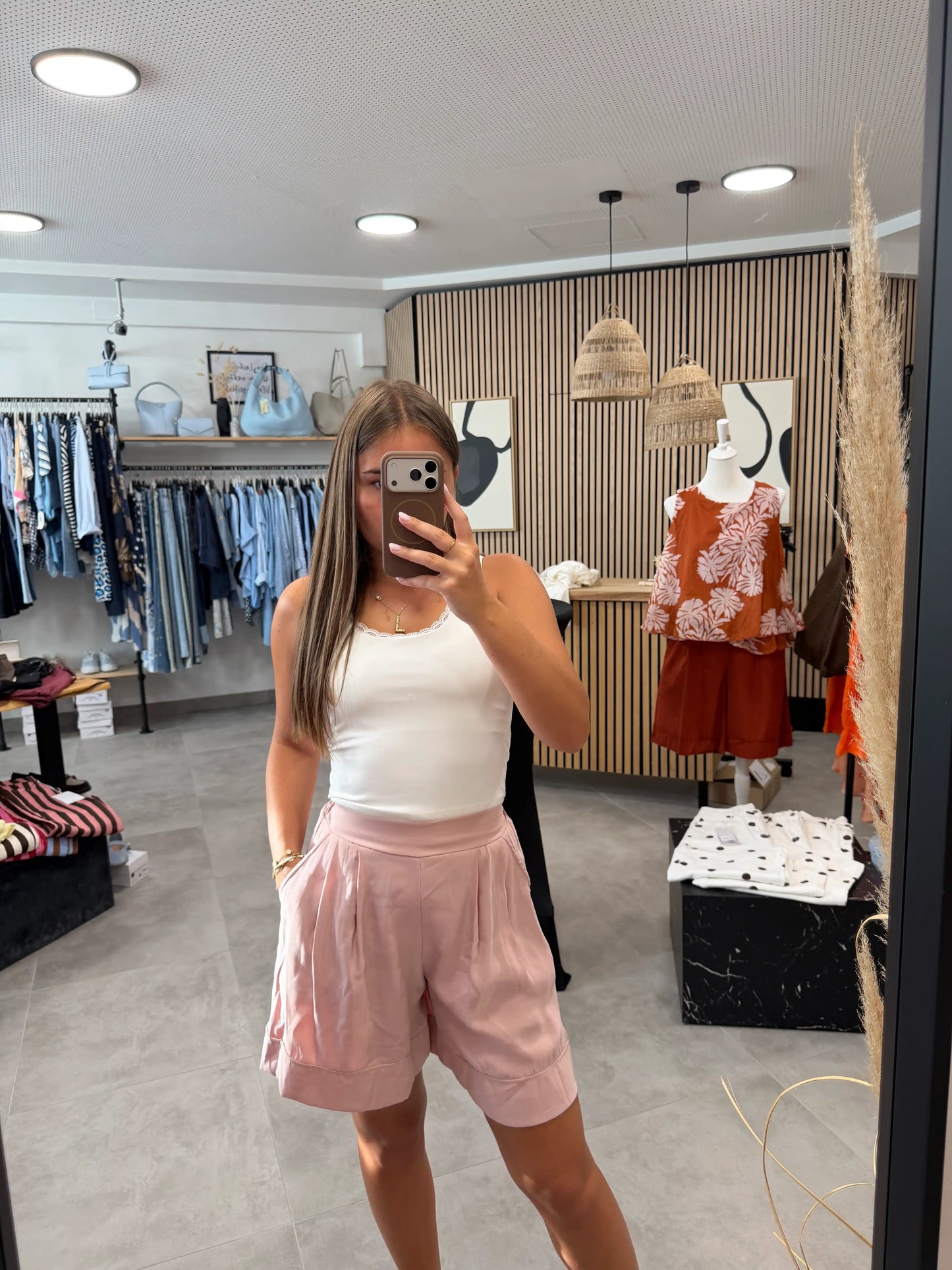 Shorts "Olivia" Rosa