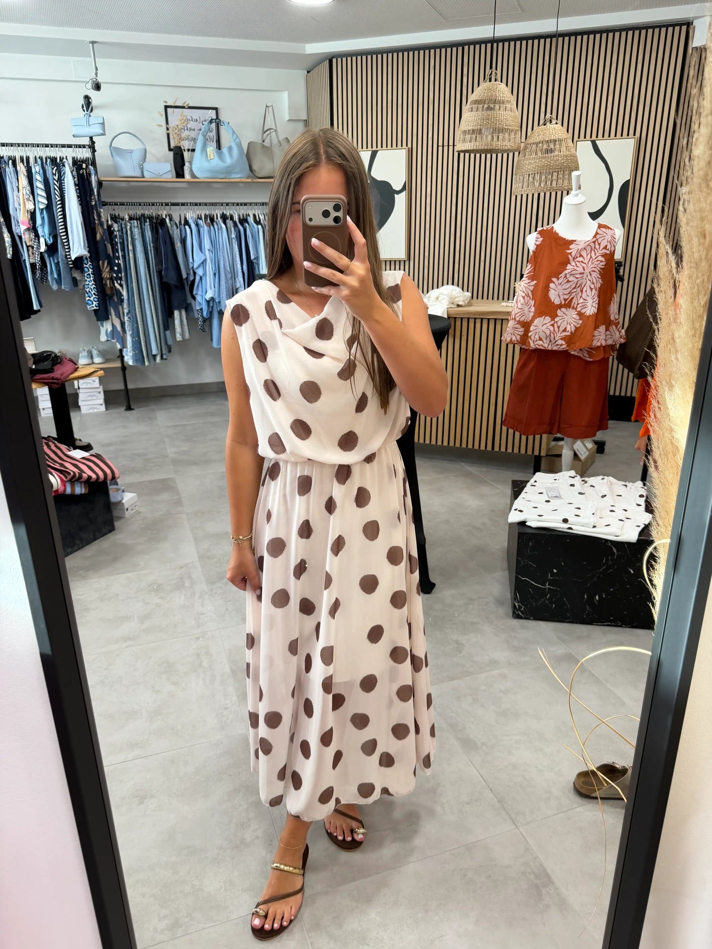 Kleid "Ameliopoints" Weiß