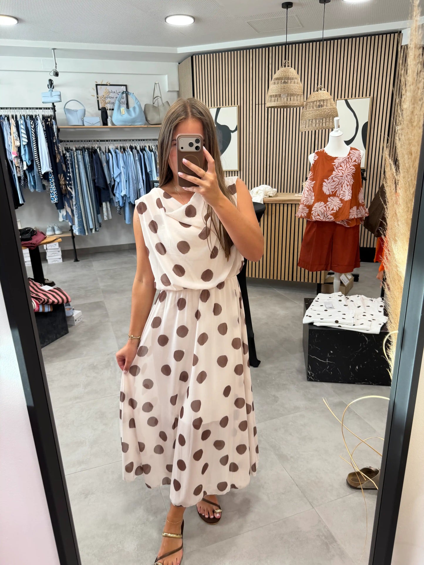Kleid "Ameliopoints" Weiß