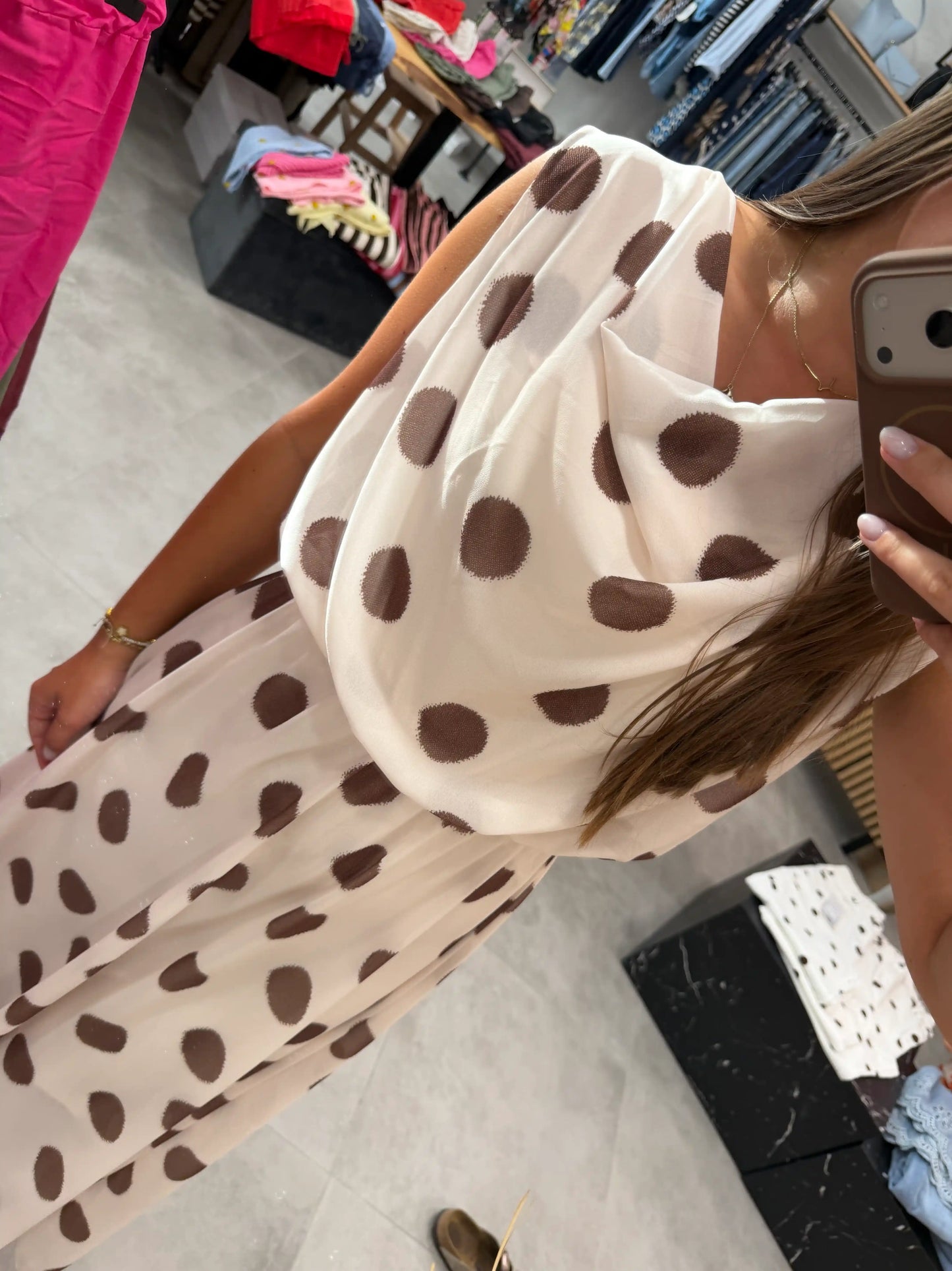 Kleid "Ameliopoints" Weiß