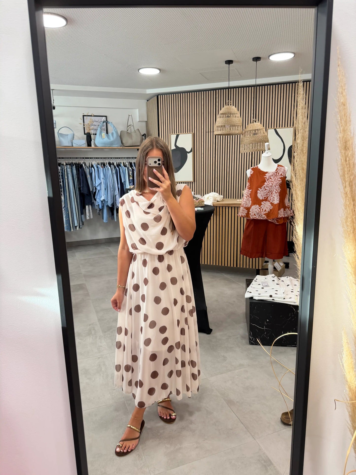 Kleid "Ameliopoints" Weiß