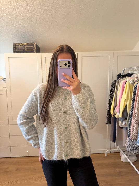 Cardigan "Cozy" Hellgrau