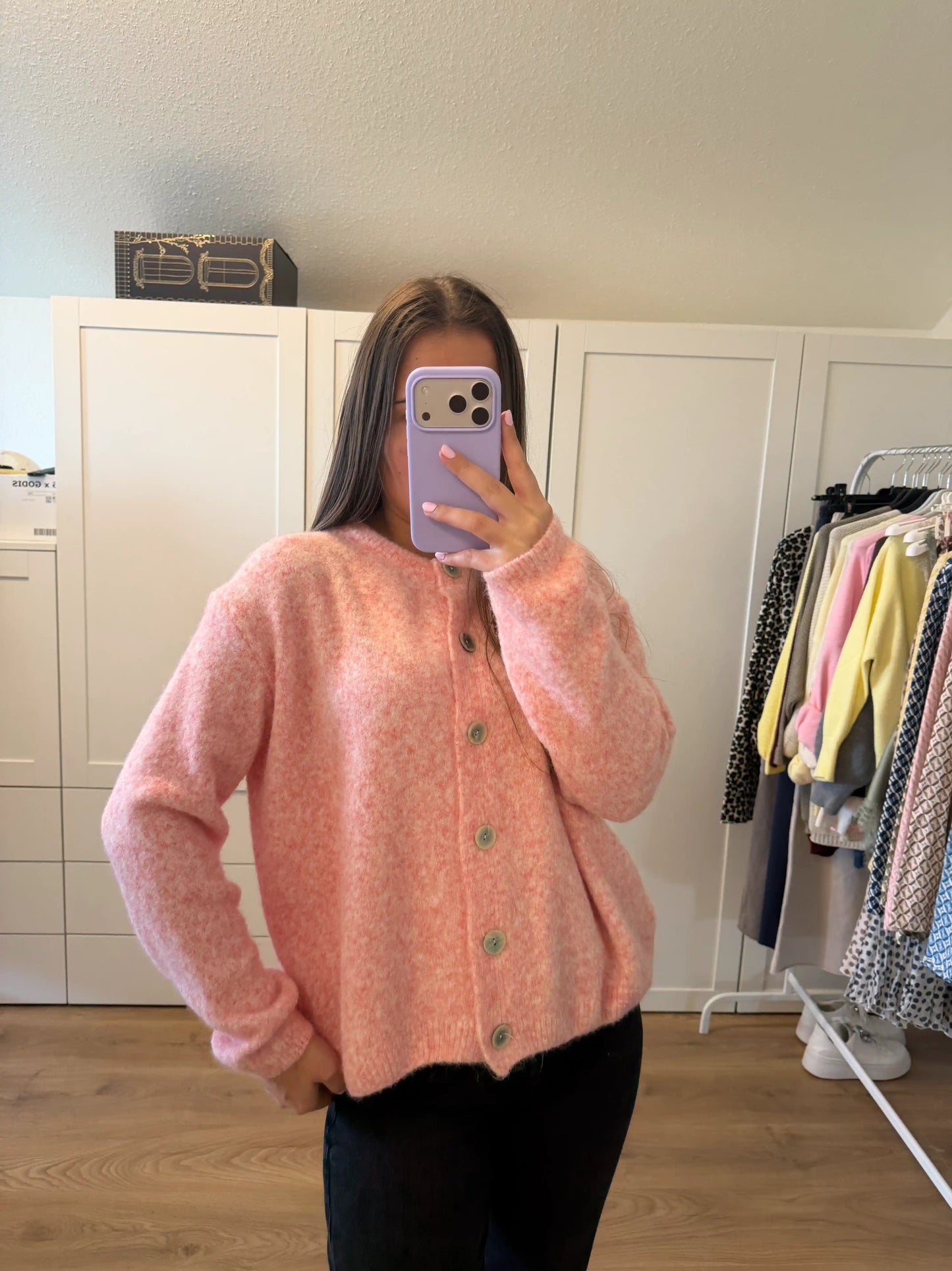Cardigan "Cozy" Rosa