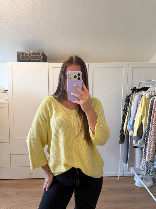 Pullover "Glam" Gelb