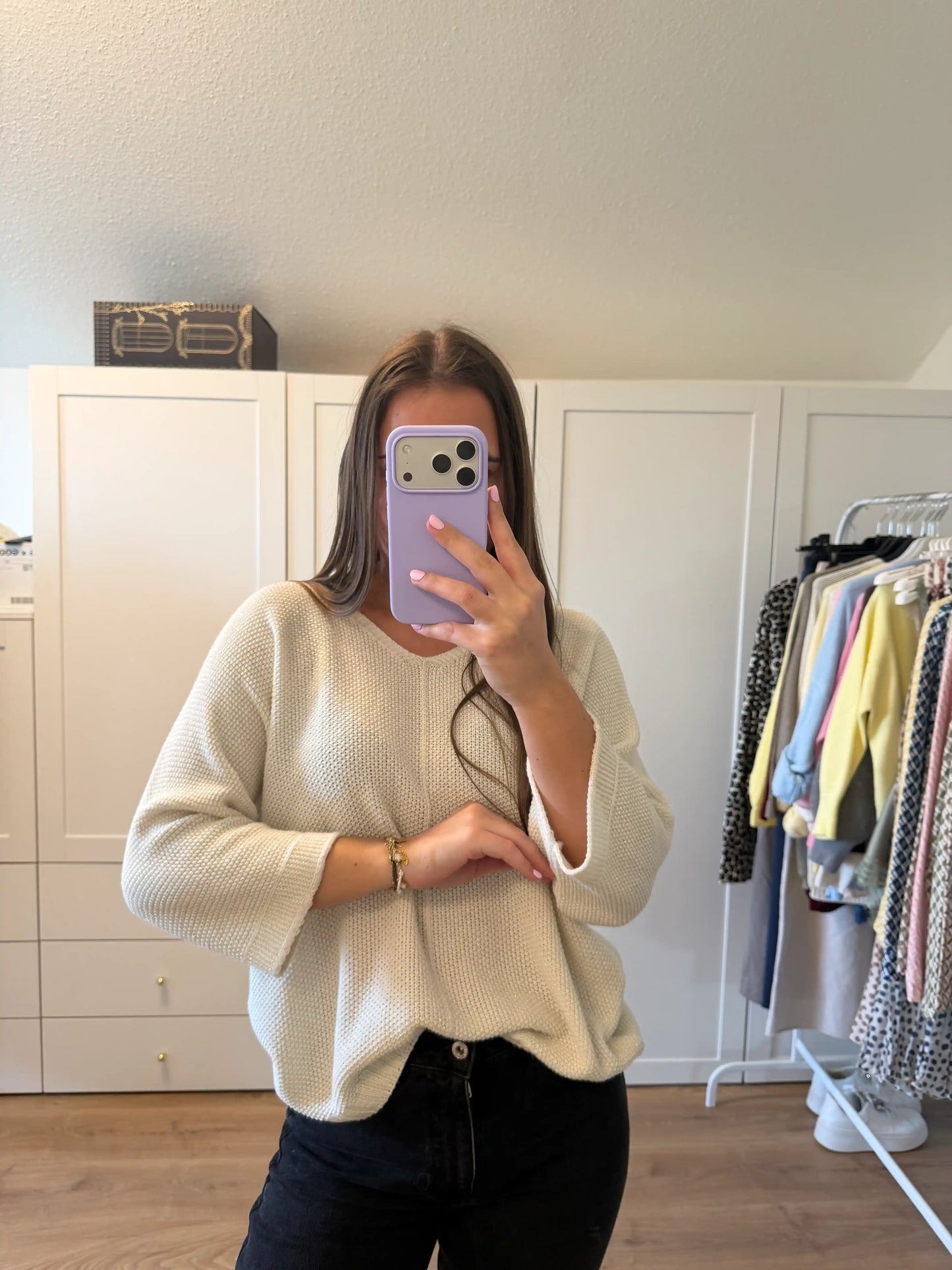 Pullover "Glam" Beige