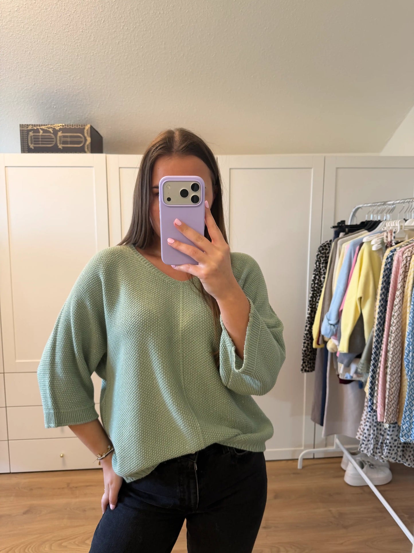 Pullover "Glam" Grün