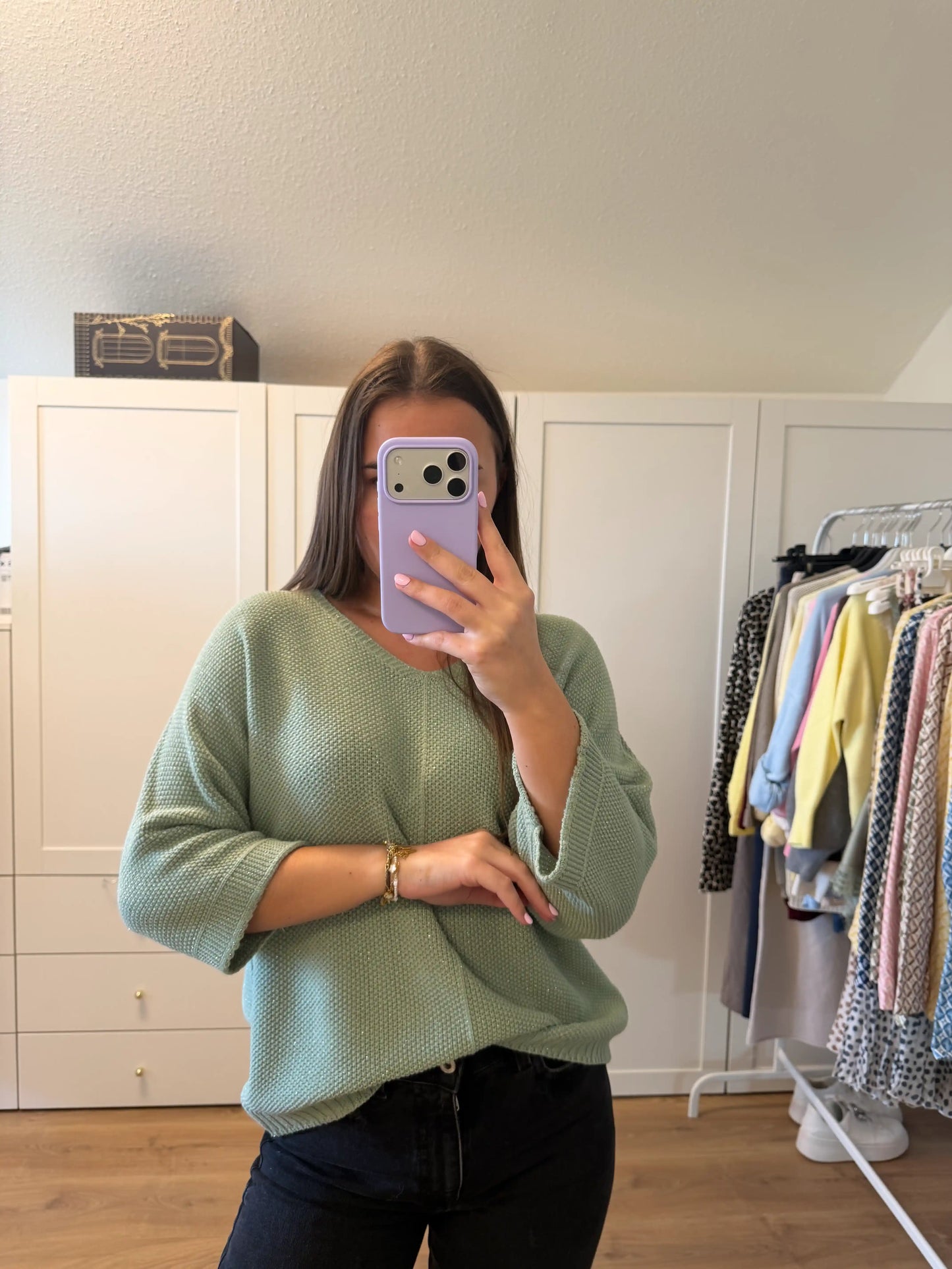Pullover "Glam" Grün
