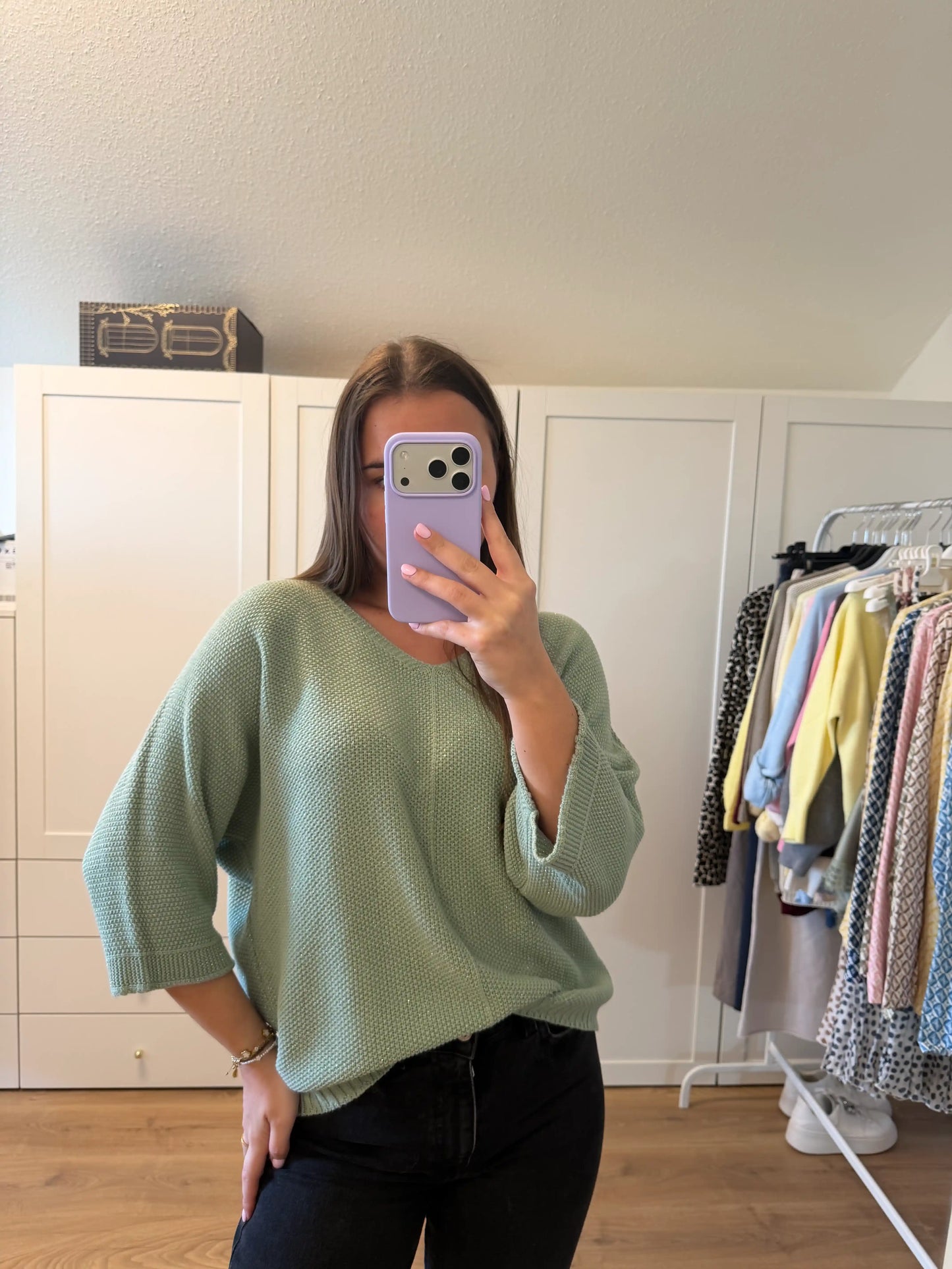 Pullover "Glam" Grün