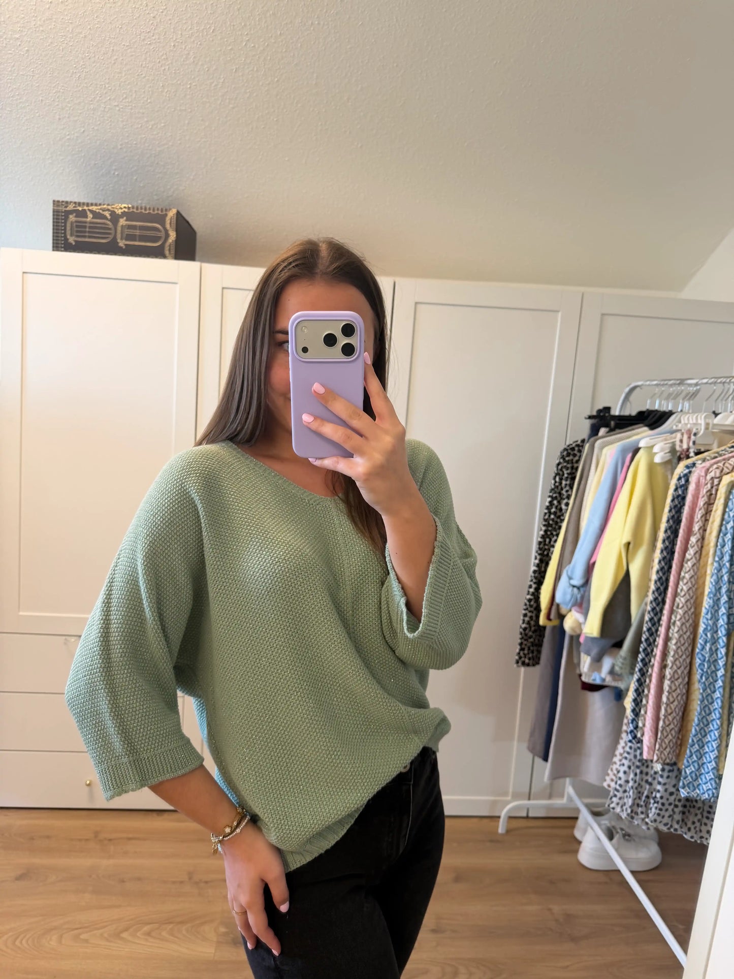 Pullover "Glam" Grün