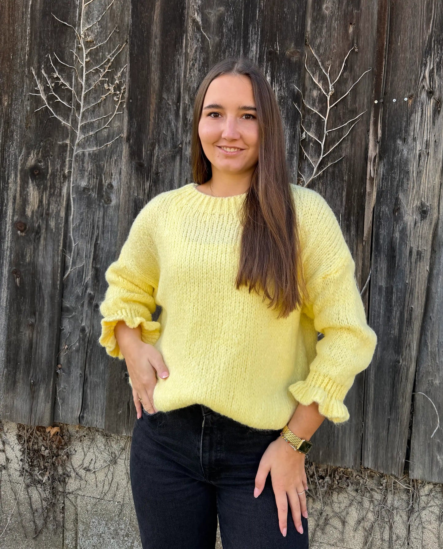 Pullover "Dream" Pastellgelb