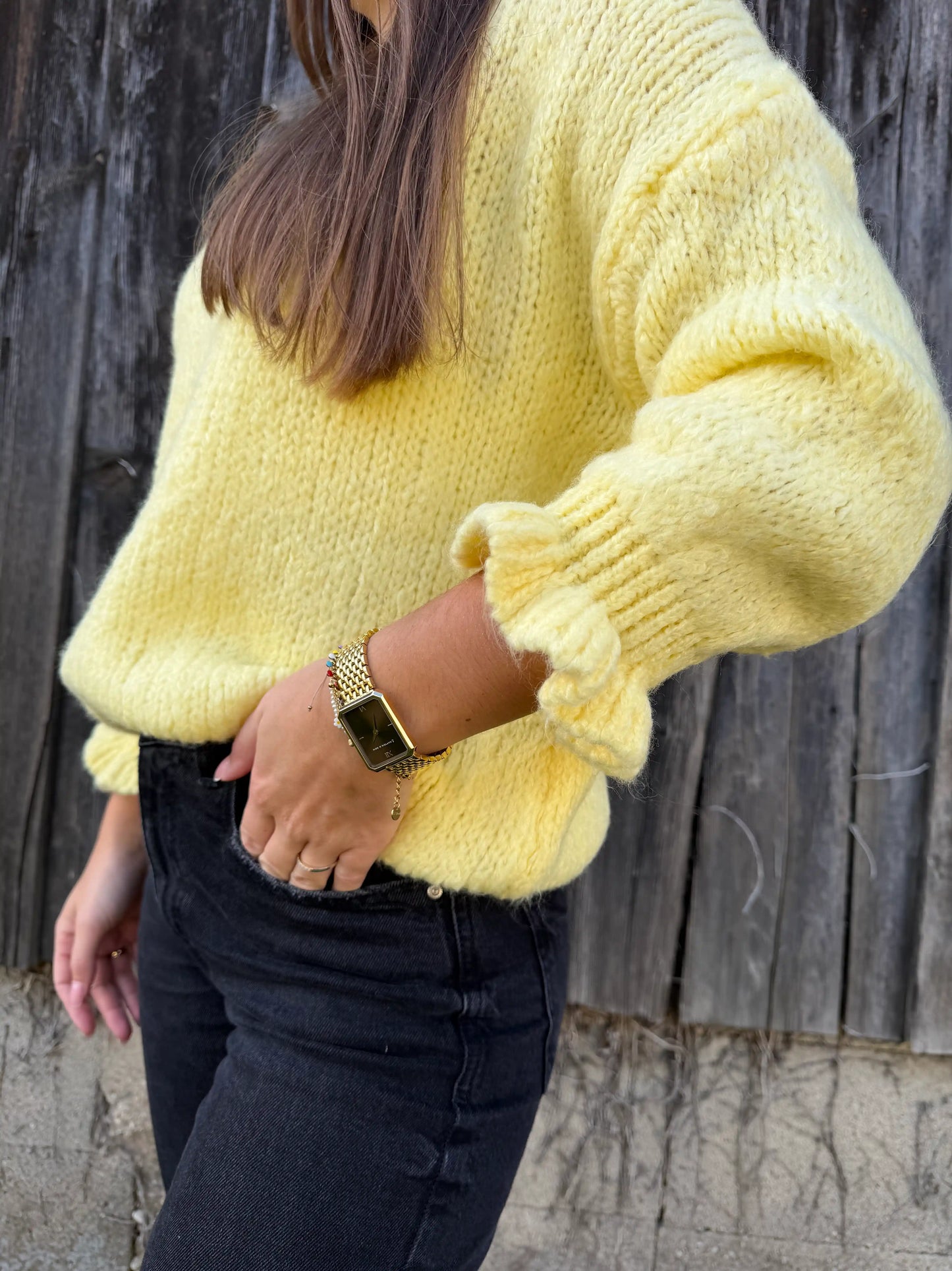 Pullover "Dream" Pastellgelb