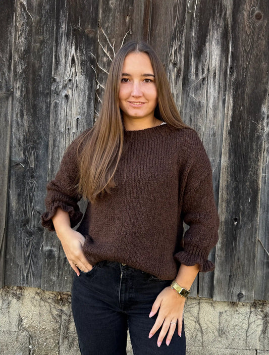 Pullover "Dream" Schokobraun