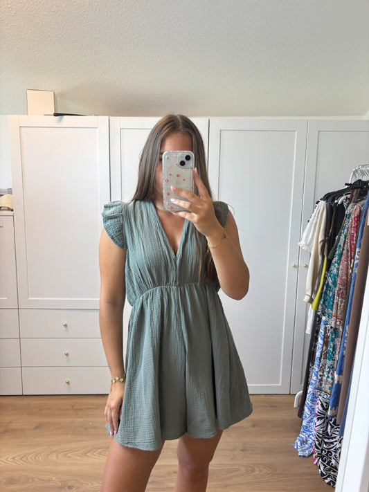 Jumpsuit "Frida" Olivegrün