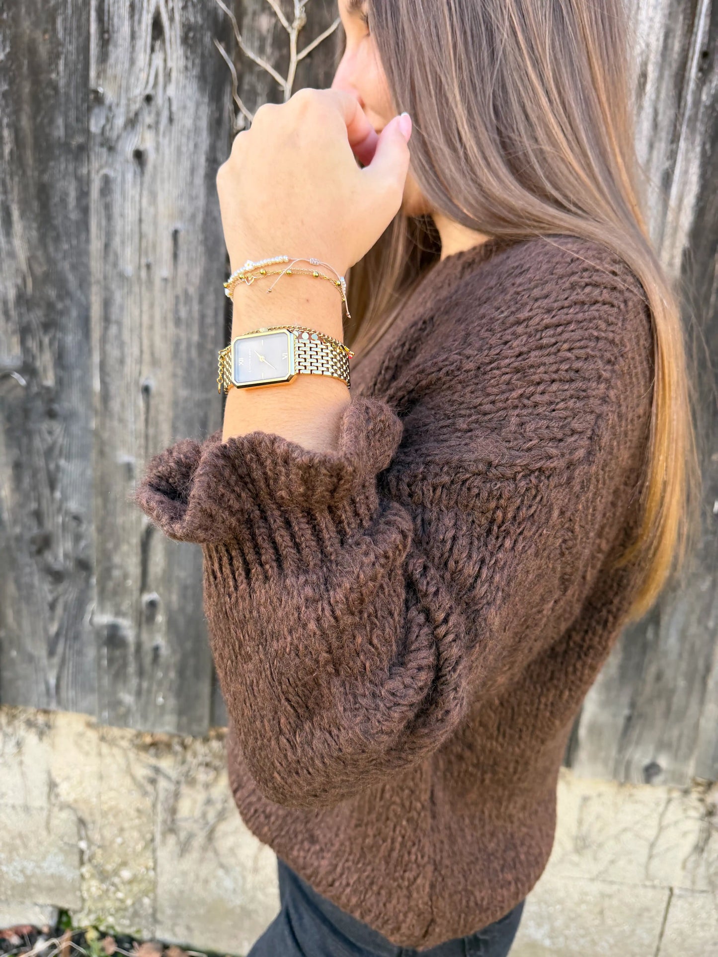 Pullover "Dream" Schokobraun