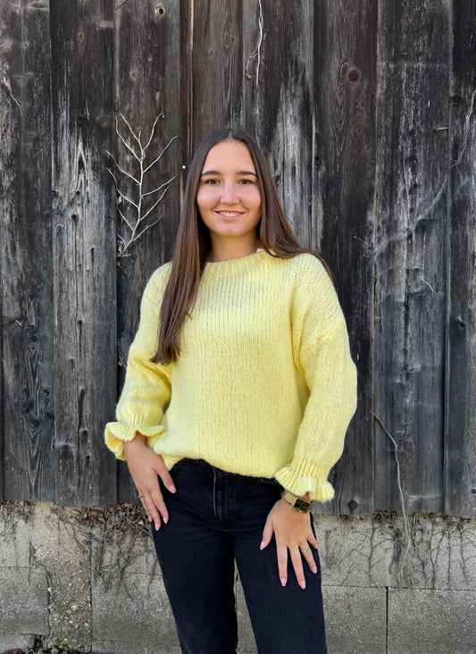 Pullover "Dream" Pastellgelb