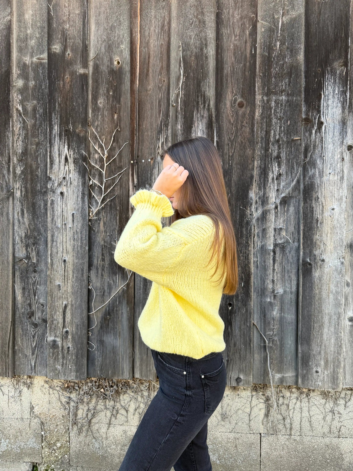 Pullover "Dream" Pastellgelb