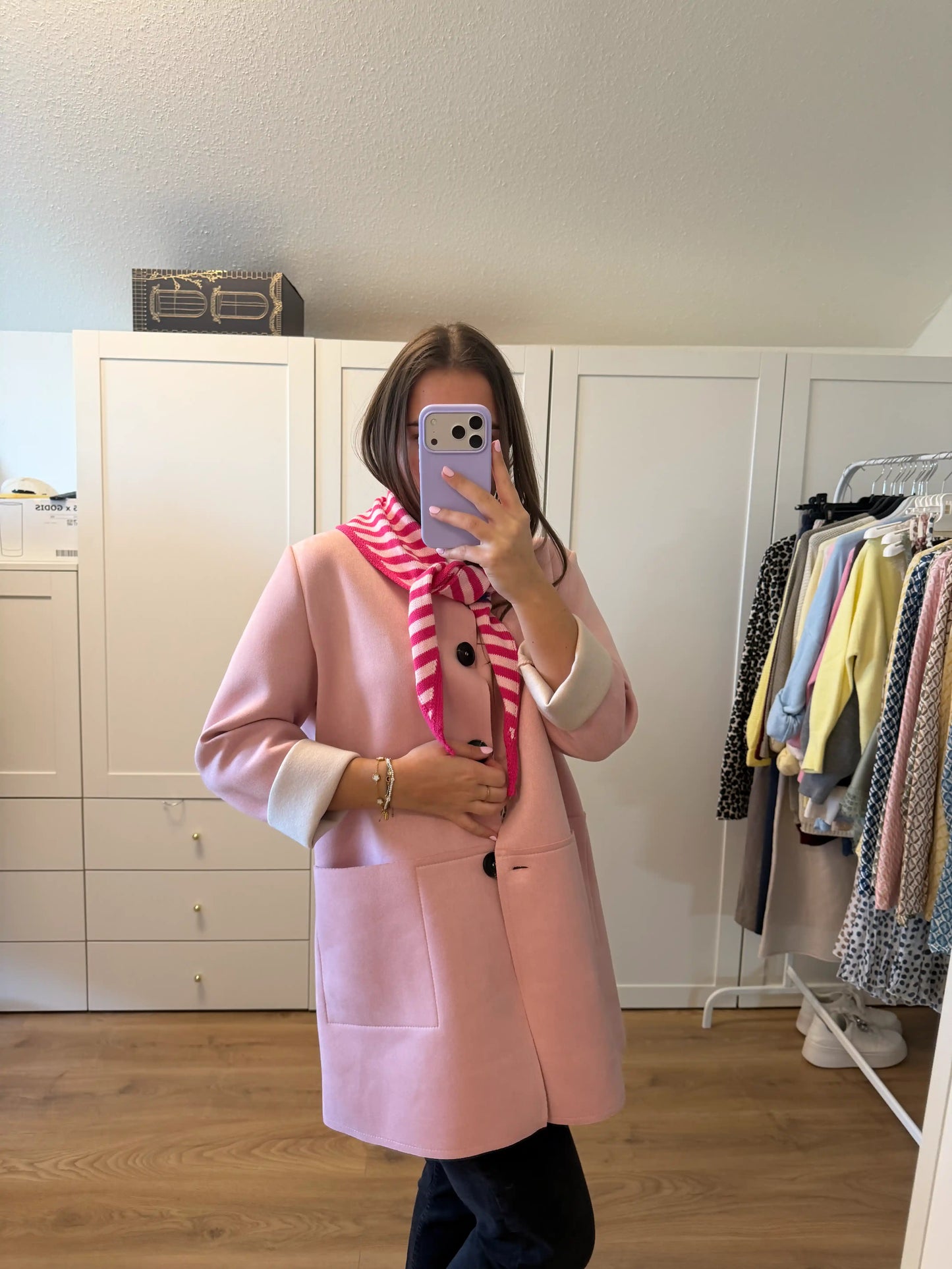 Frühlingsmantel "Soft Chic" Rosa