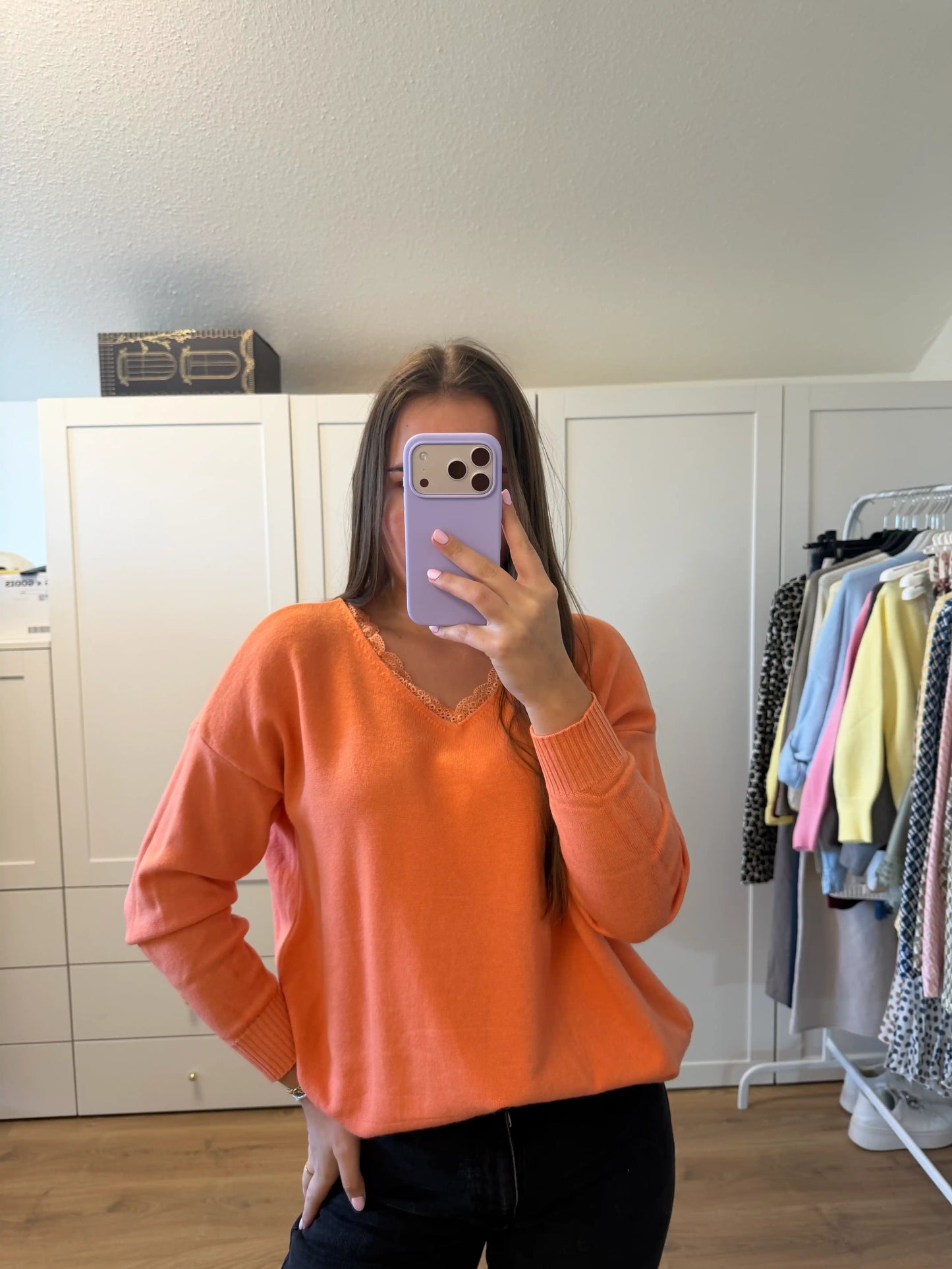 Pullover "Back Bow" Orange