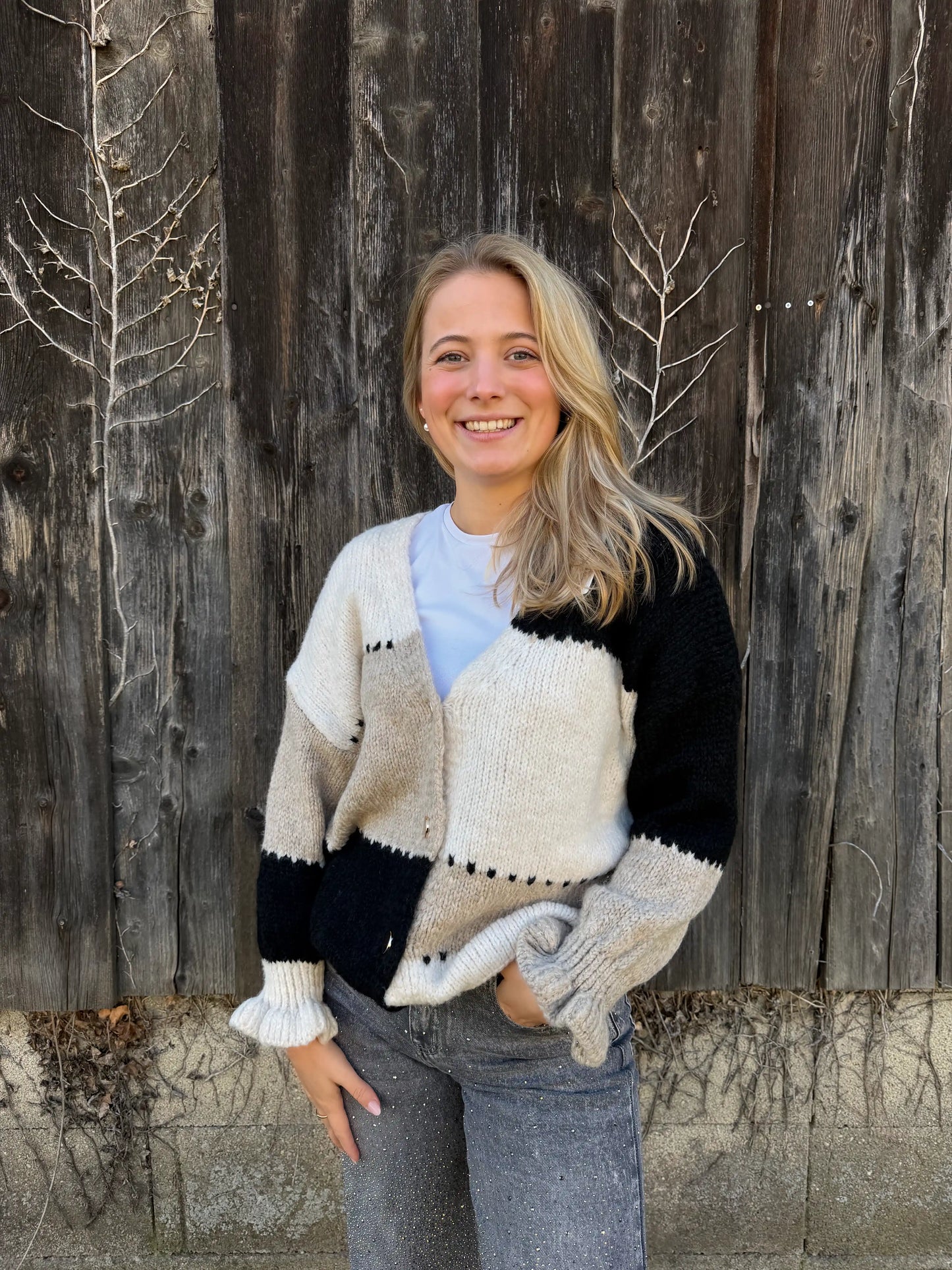 Cardigan "Malia" Schwarz