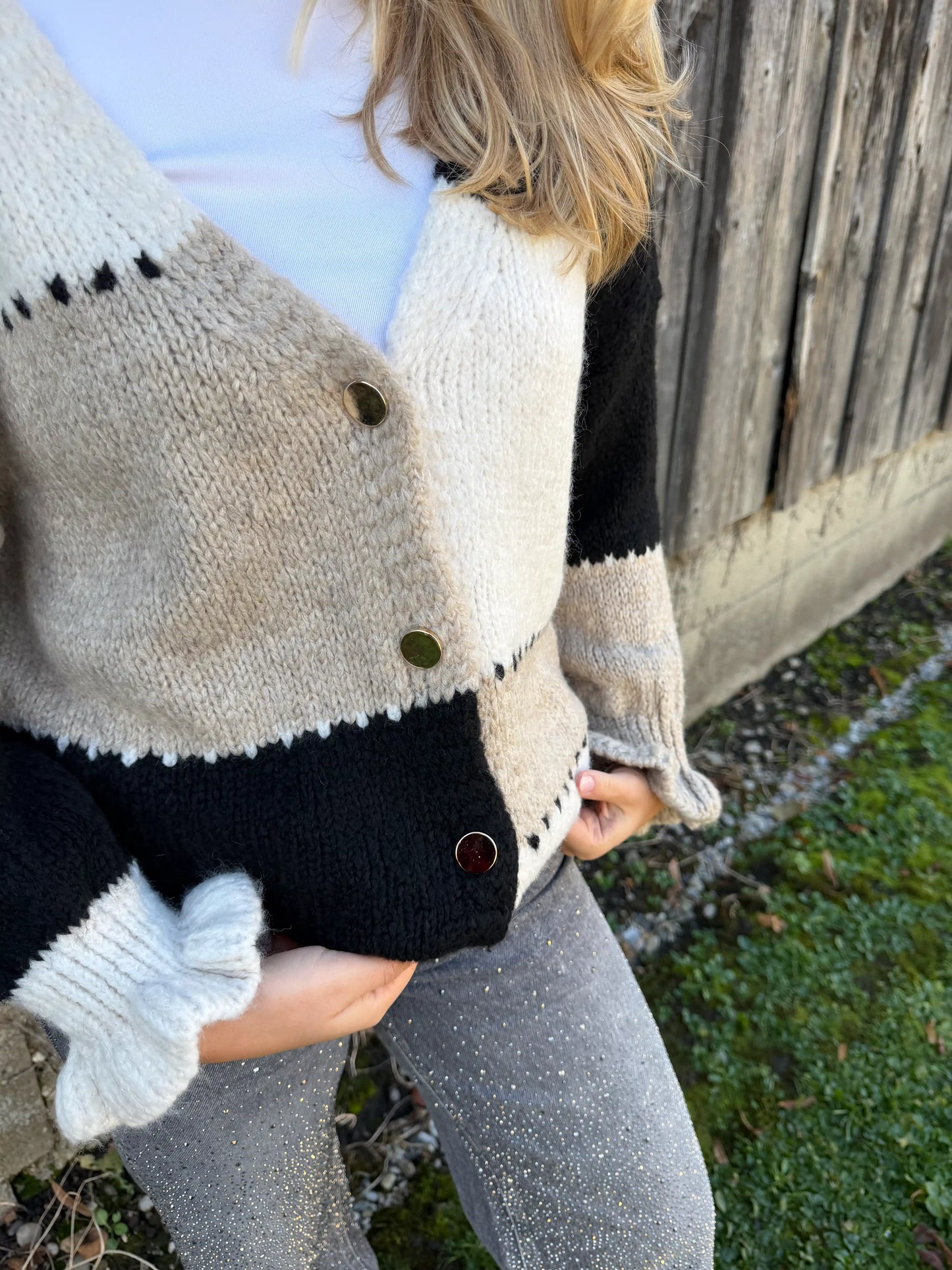 Cardigan "Malia" Schwarz