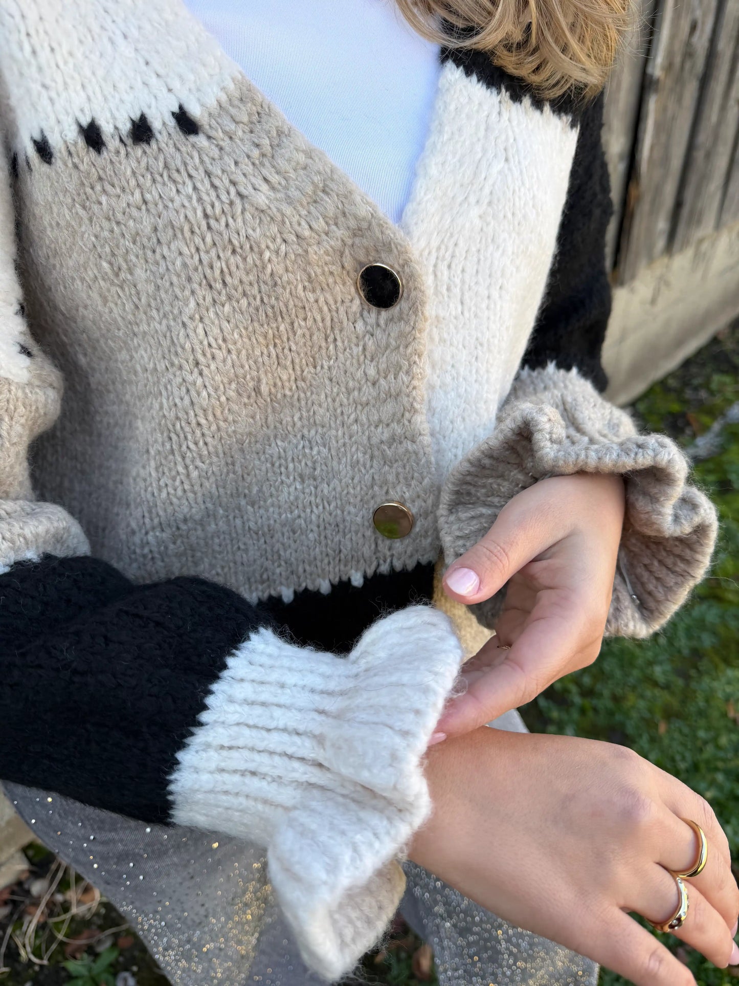 Cardigan "Malia" Schwarz