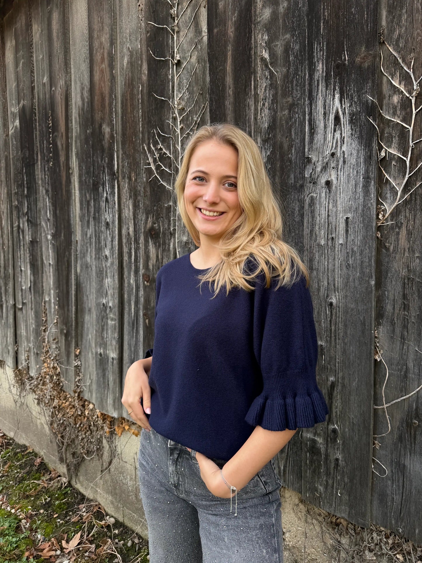 Pullover "Charm" Dunkelblau