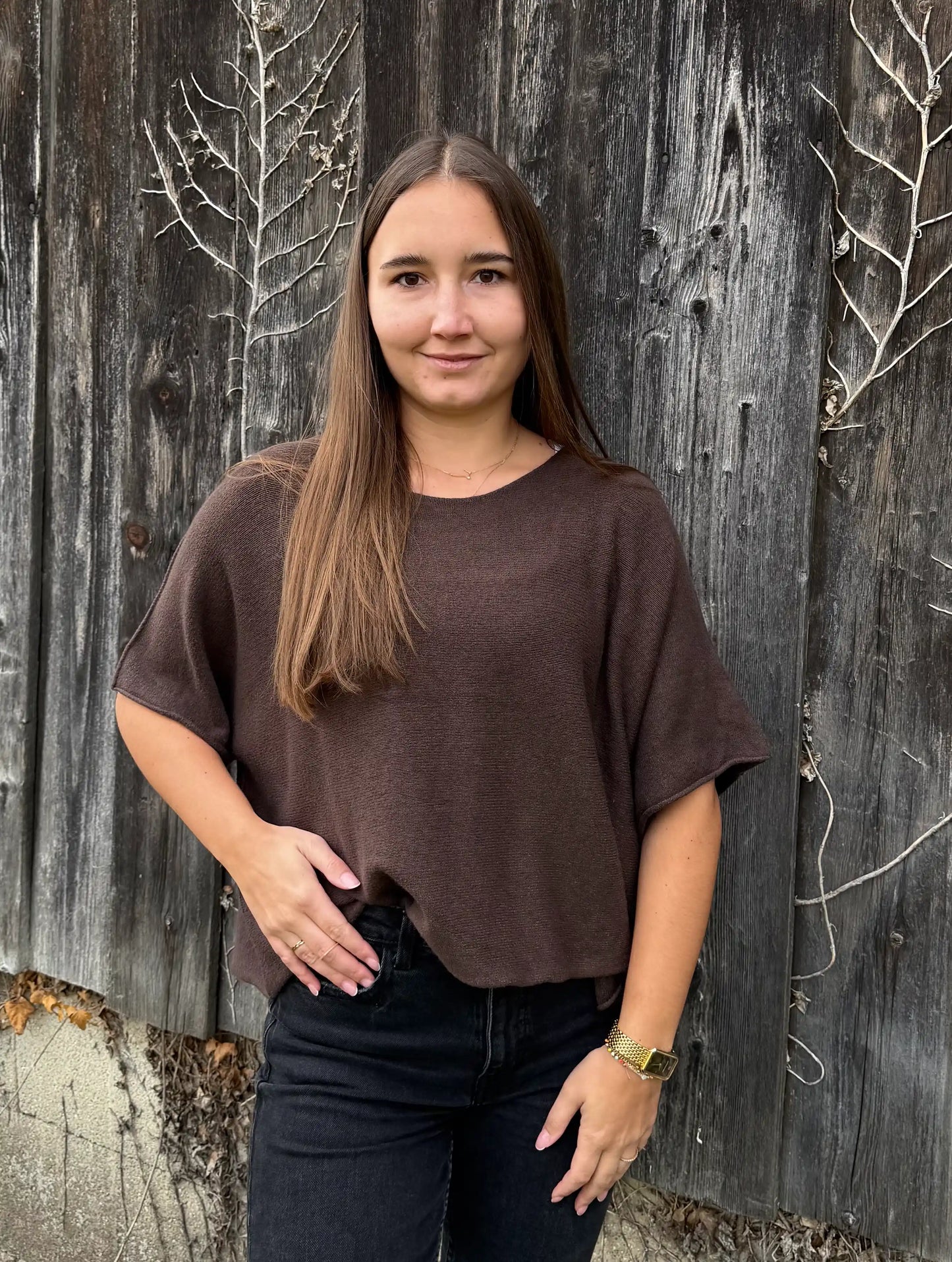 Pullover "Simplicity" Schokobraun