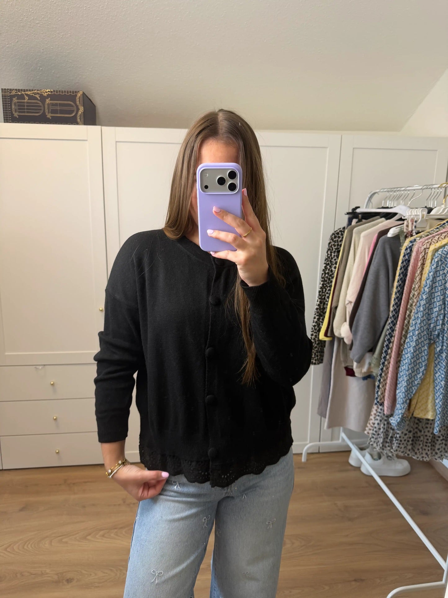 Pullover "Sweet Touch" Schwarz
