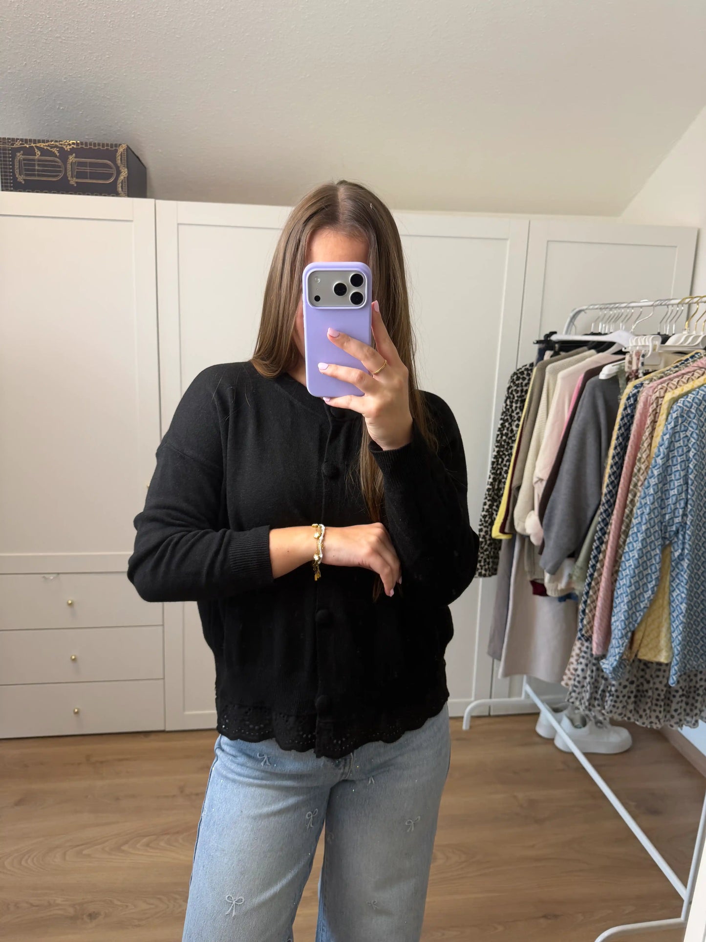 Pullover "Sweet Touch" Schwarz