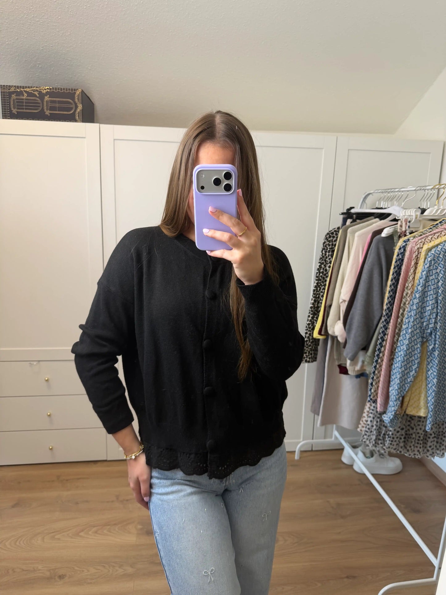 Pullover "Sweet Touch" Schwarz