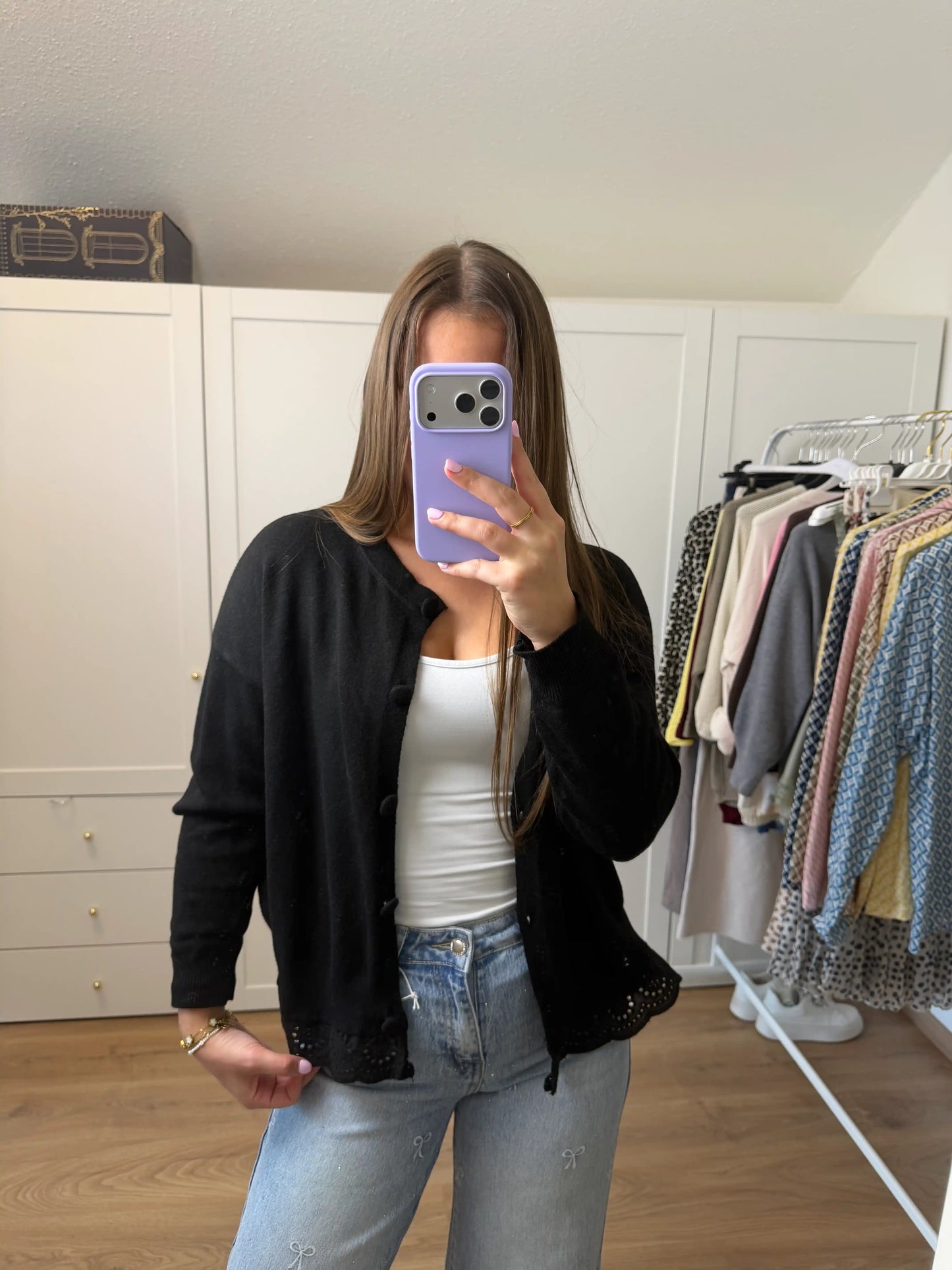 Pullover "Sweet Touch" Schwarz