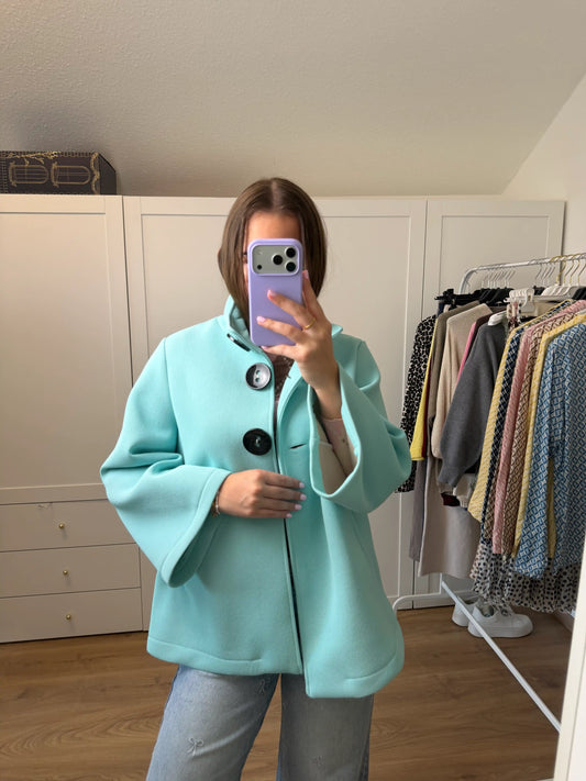 Jacke "Soft Elegance" Türkis