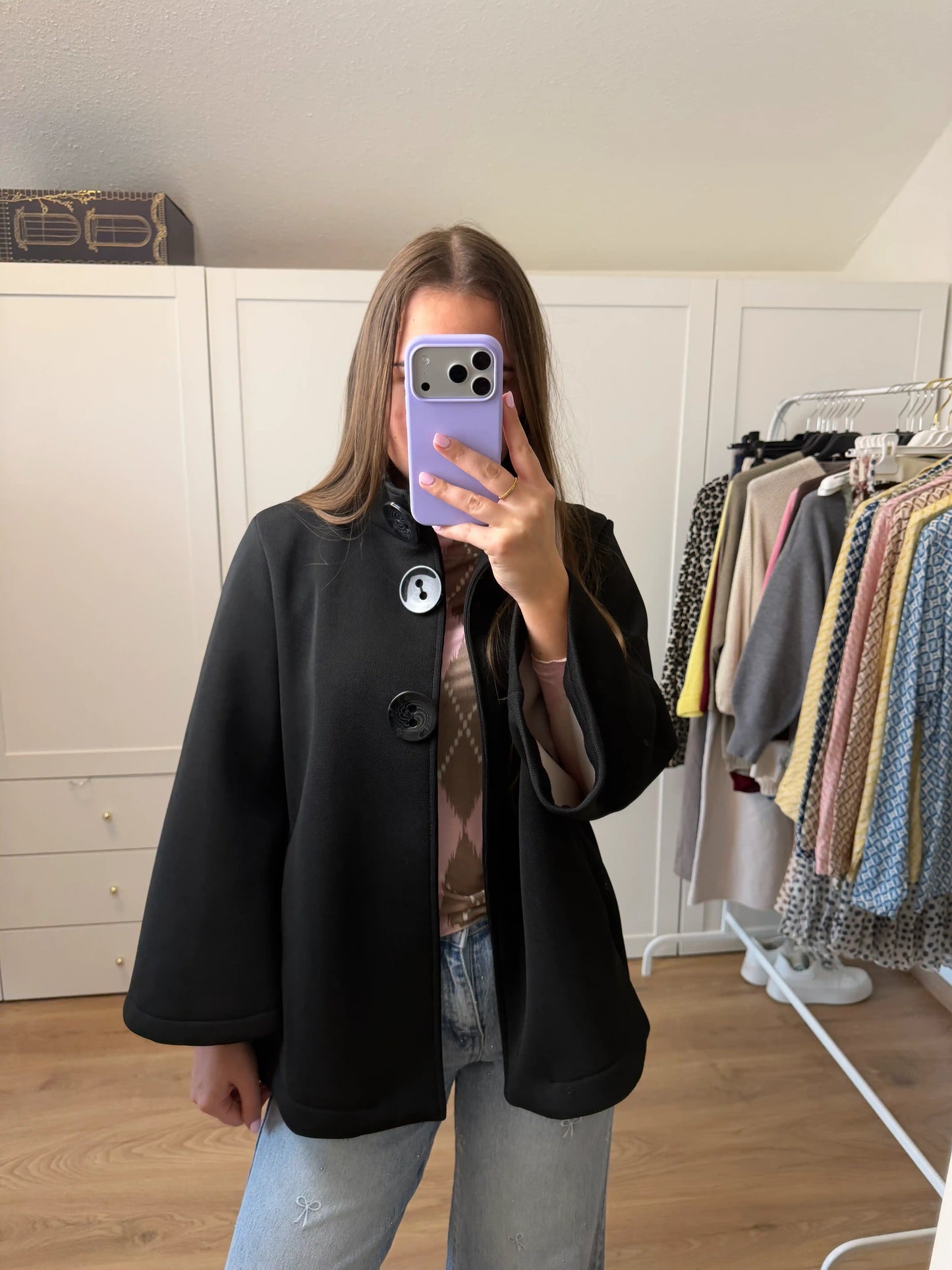 Jacke "Soft Elegance" Schwarz