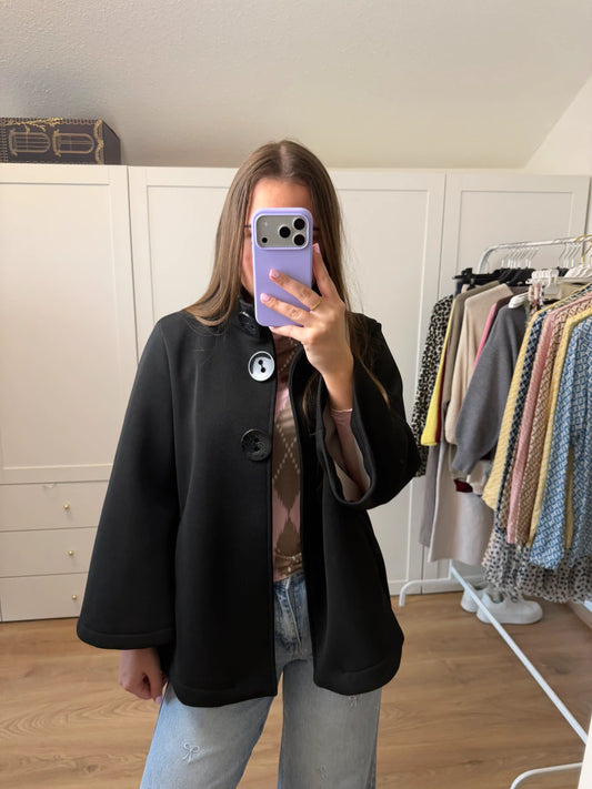 Jacke "Soft Elegance" Schwarz