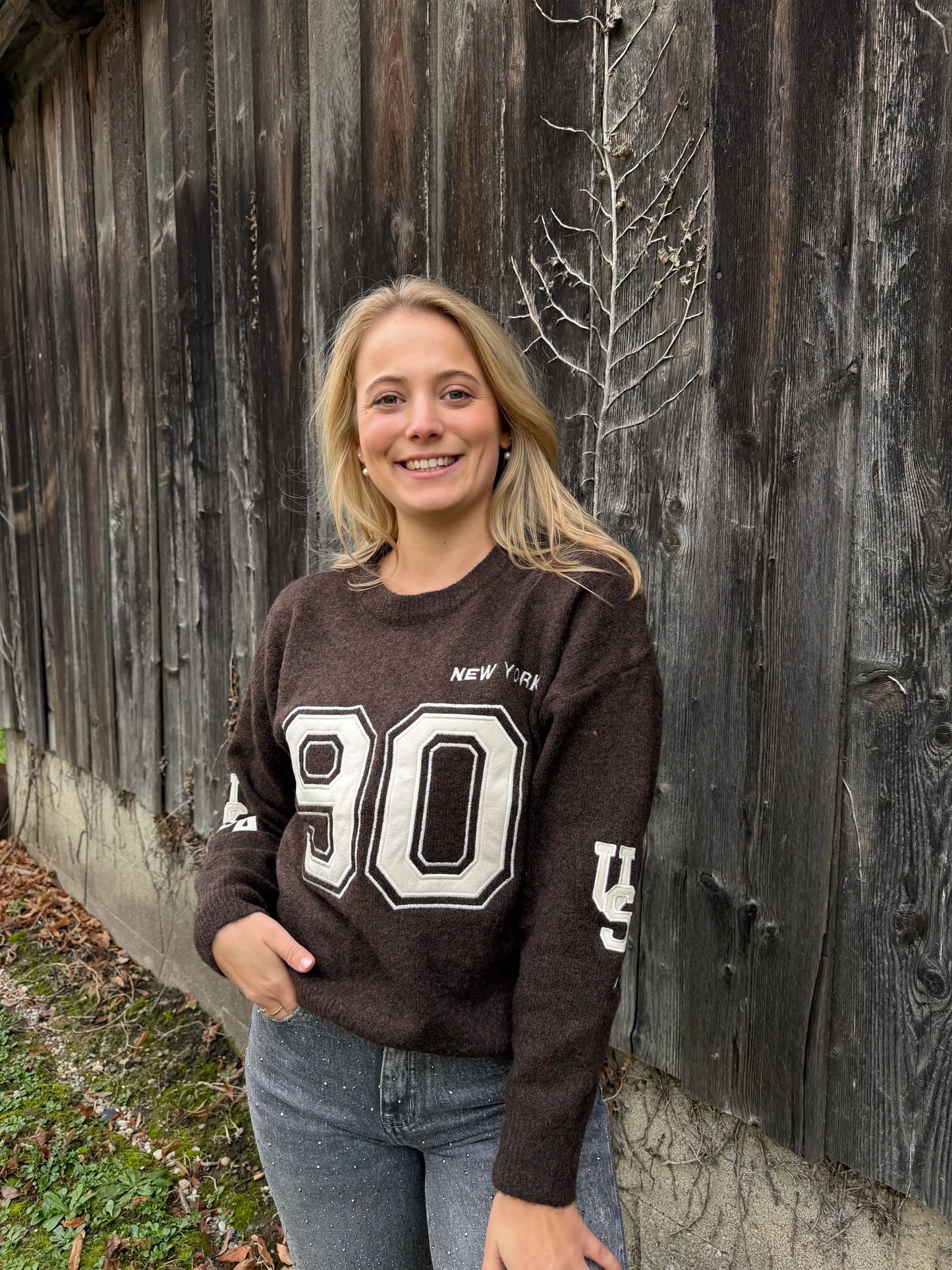 Pullover "90" Schokobraun